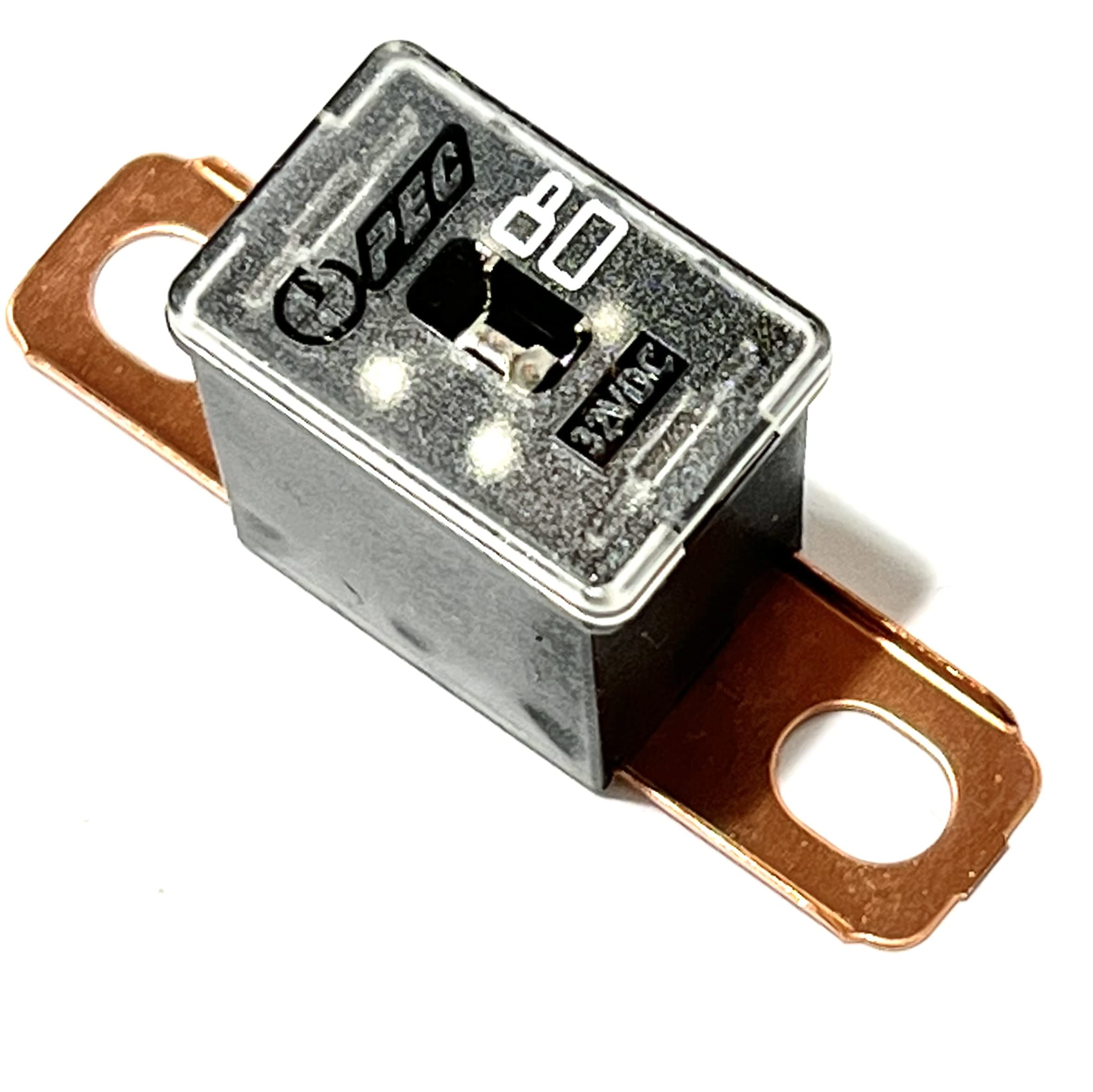 EDS New 927-0080 Black 80 AMP Fuse Multi Purpose PAL Series 1 32V 13/16 Bent - Replacement for 82211FC080 90982-08291 9098208291