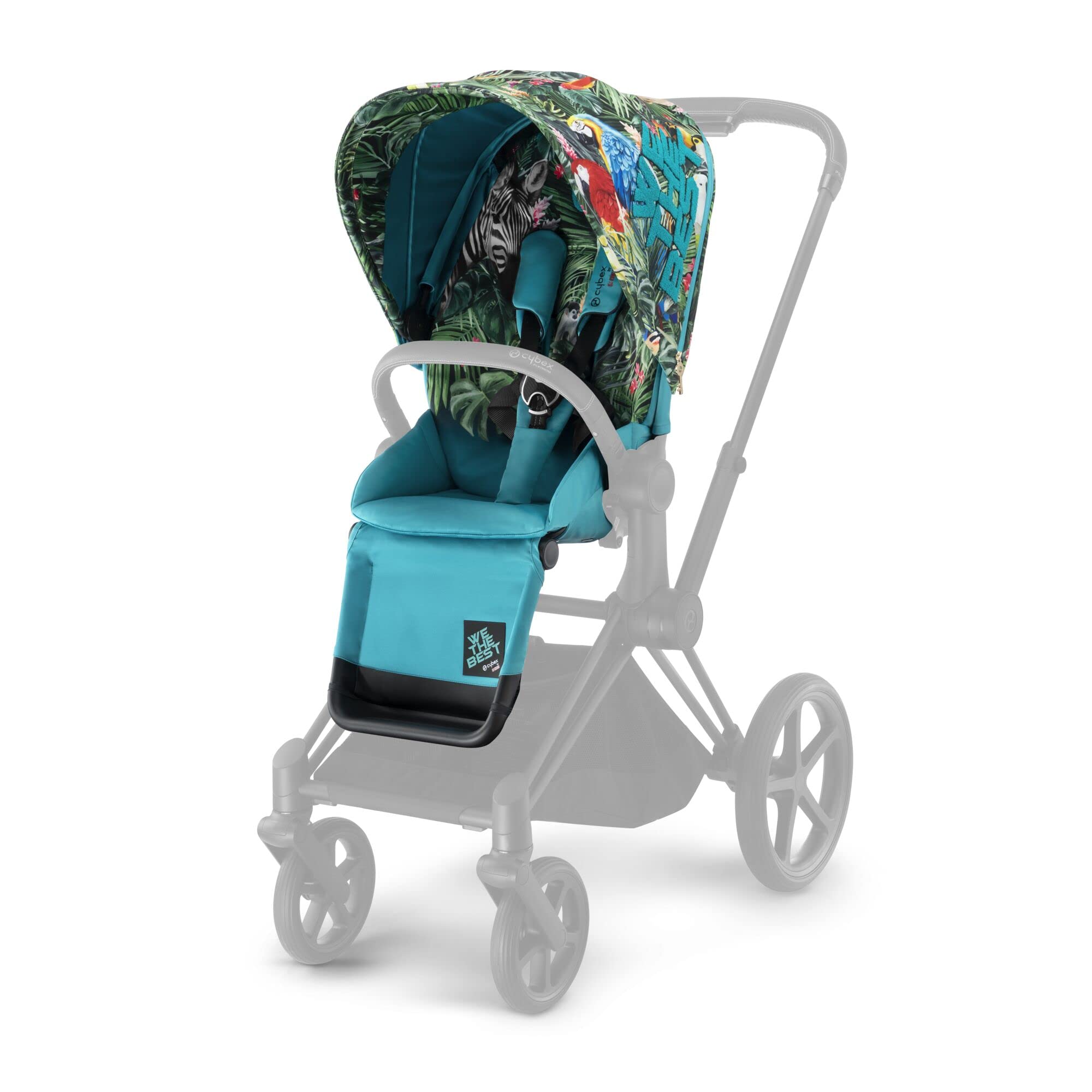 Cybex PRIAM Seat Pack - CYBEX by DJ Khaled We The Best, One-Hand Compact Fold, Reversible Seat, Smooth Ride All-Wheel Suspension