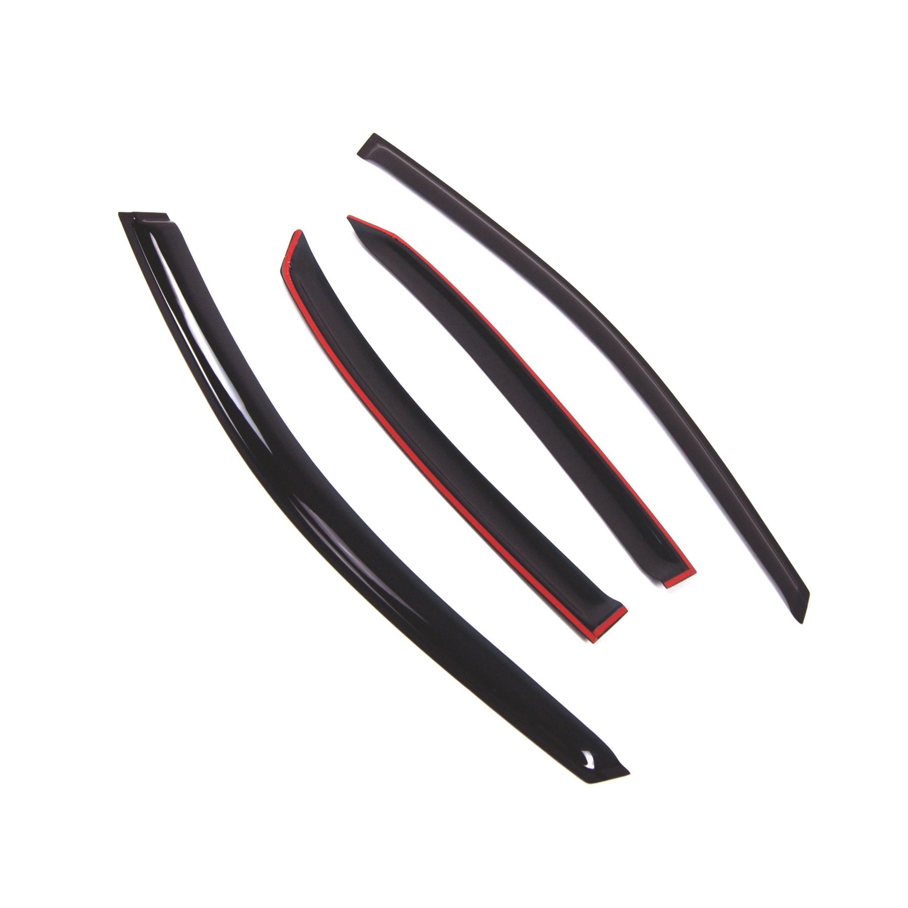 Tuningpros Outside Mount Window Vent Visors Rain Guards Compatible With Lexus Rx350 Rx400 2010-2015 | Side Window Wind Deflector