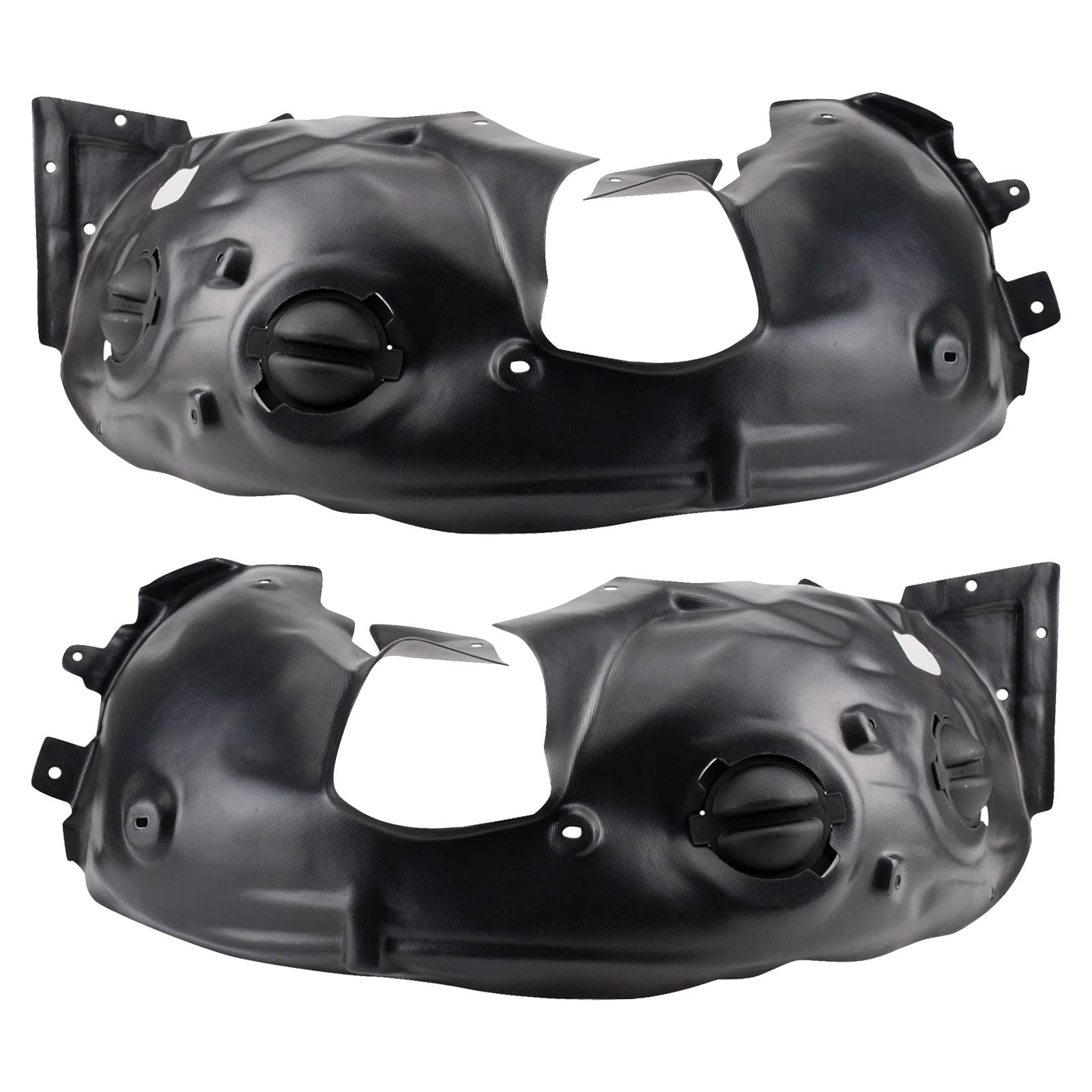 Trq Inner Fender Liner Set Compatible With 2011-2015 Mini Cooper Mc1248103 Mc1249102