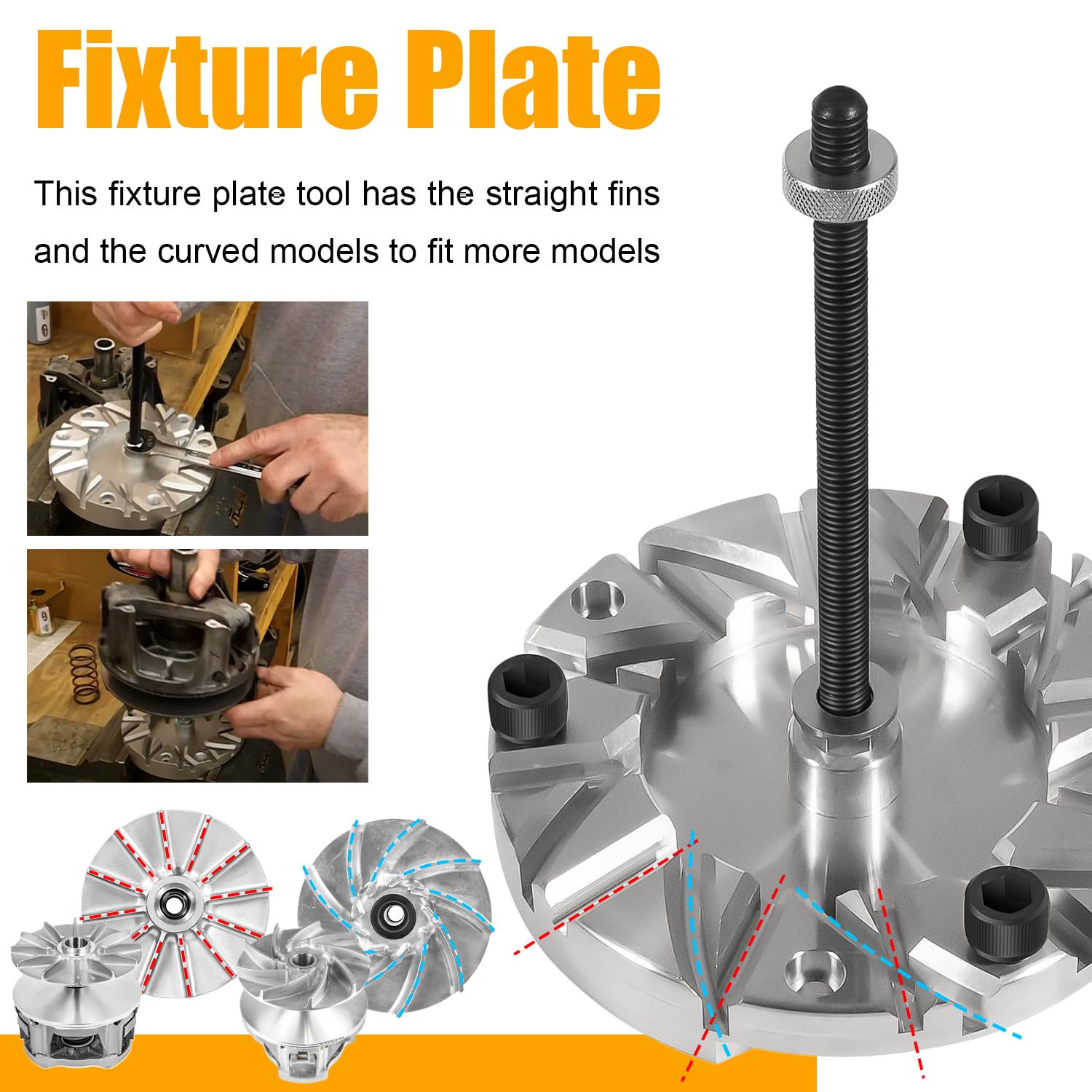 Complete Primary Clutch & Secondary Service Tools Kit Fit for All Years Polaris RZR 1000, Ranger 900/1000, Polaris General 1000,