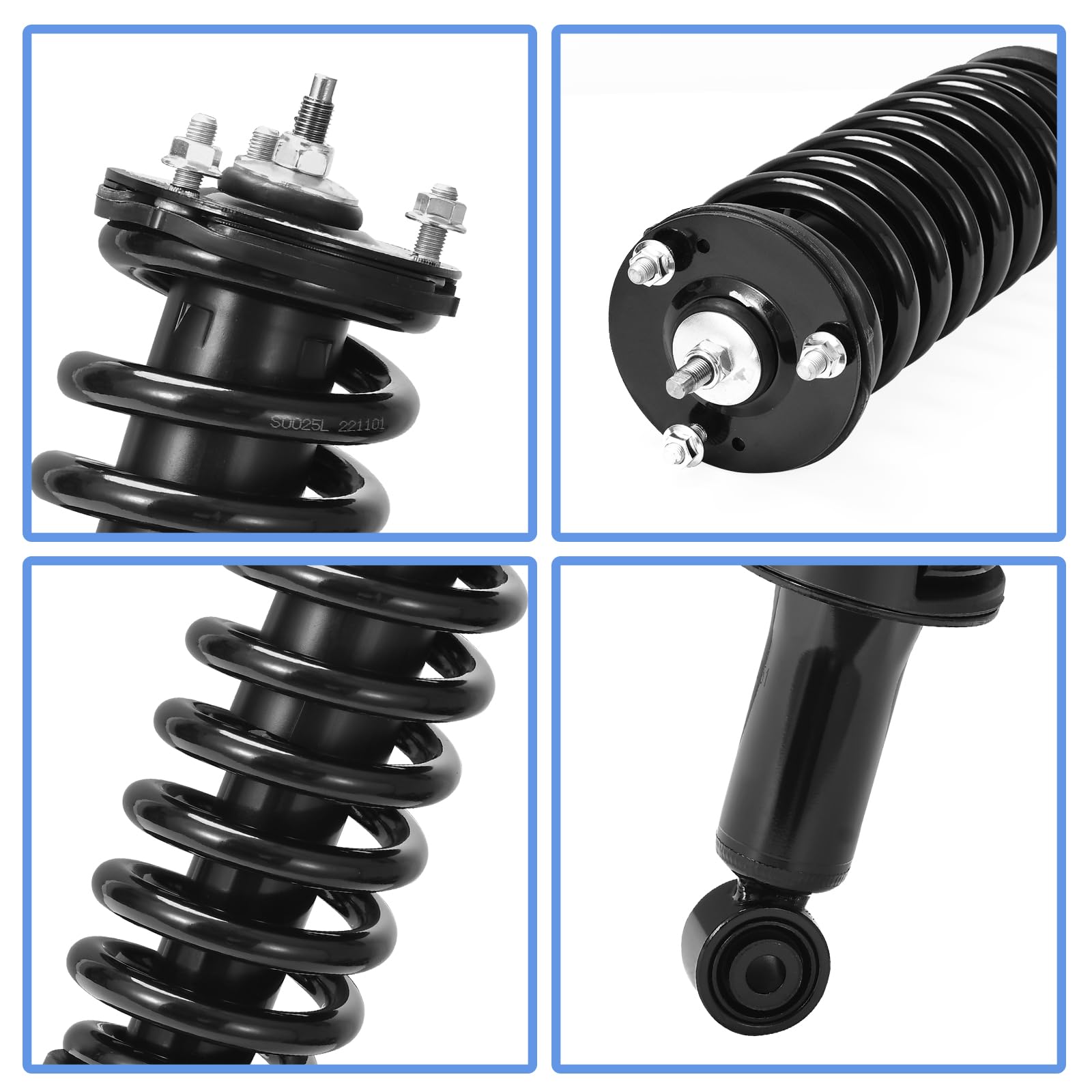 Yitamotor Front Complete Struts Shocks Quick Strut Assembly Compatible With 2000-2006 Tundra