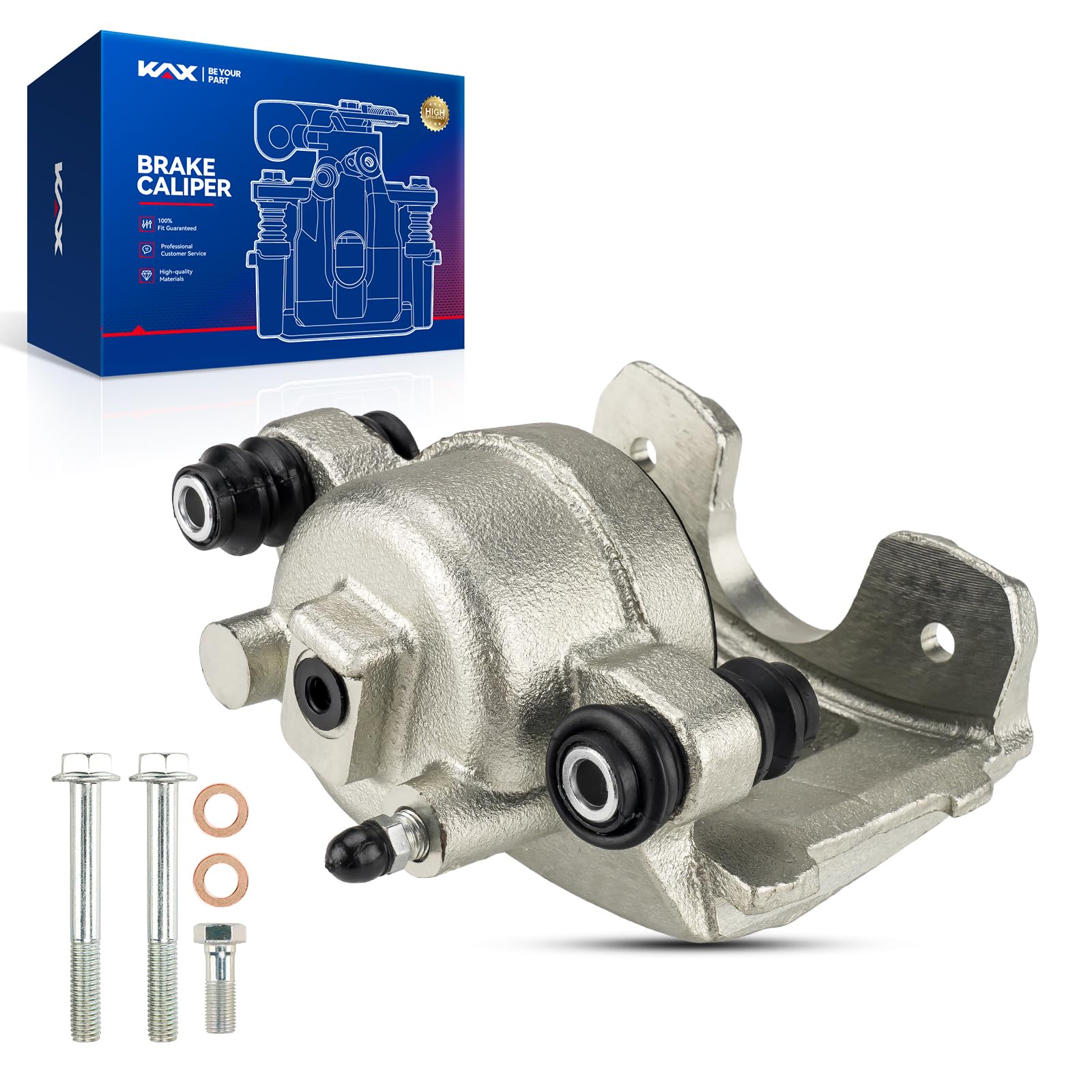 Kax Front Right Brake Caliper 184339 Compatible For Wrangler 1990-1995 1997-2006, Cherokee 1990-2001, Grand Cherokee 1993-1998,