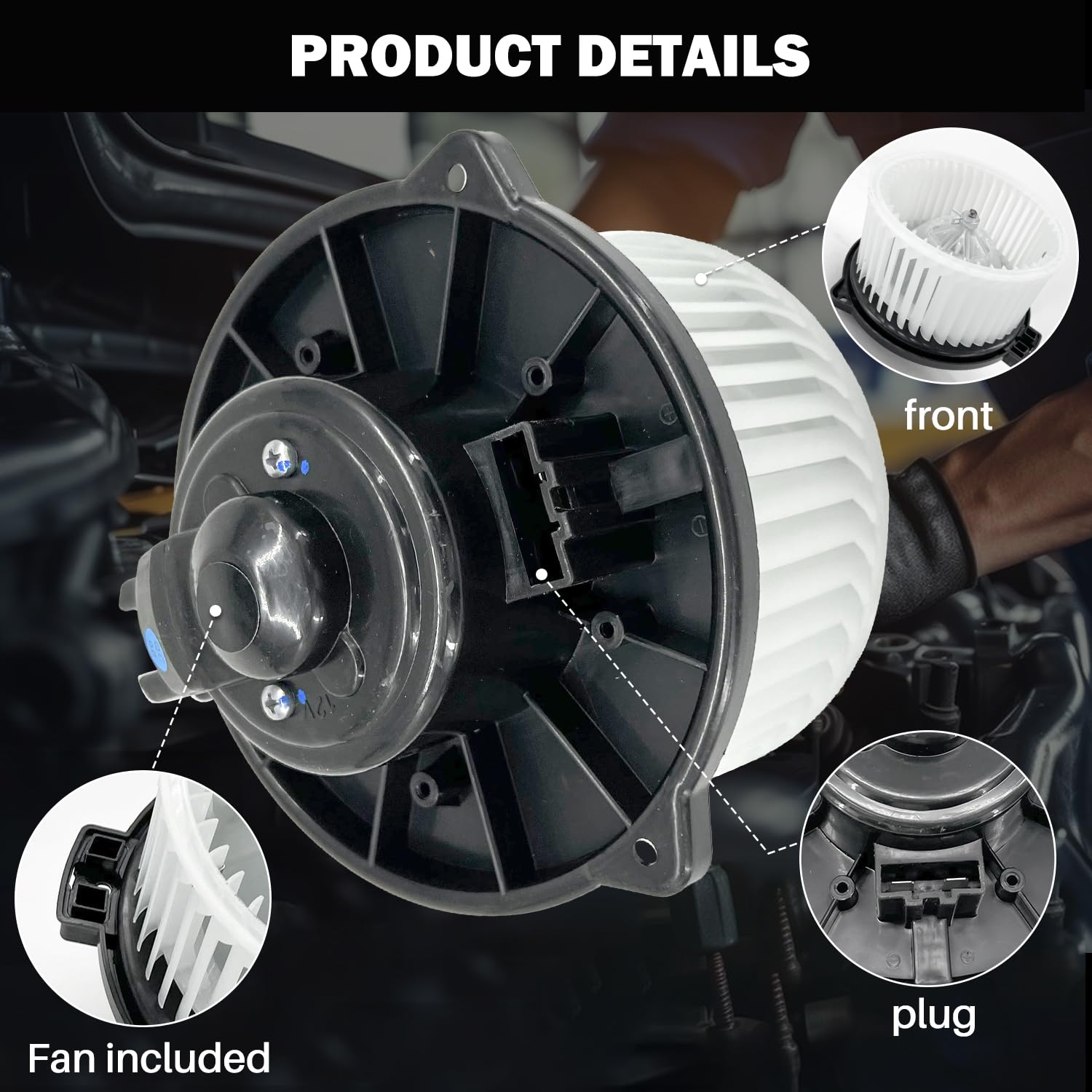 Aspligo 700061 Ac Heater Blower Motor Fan Assembly Fit For Toyota 4 Runner 1996 1997 1998 1999 2000 2001 2002 8710335022