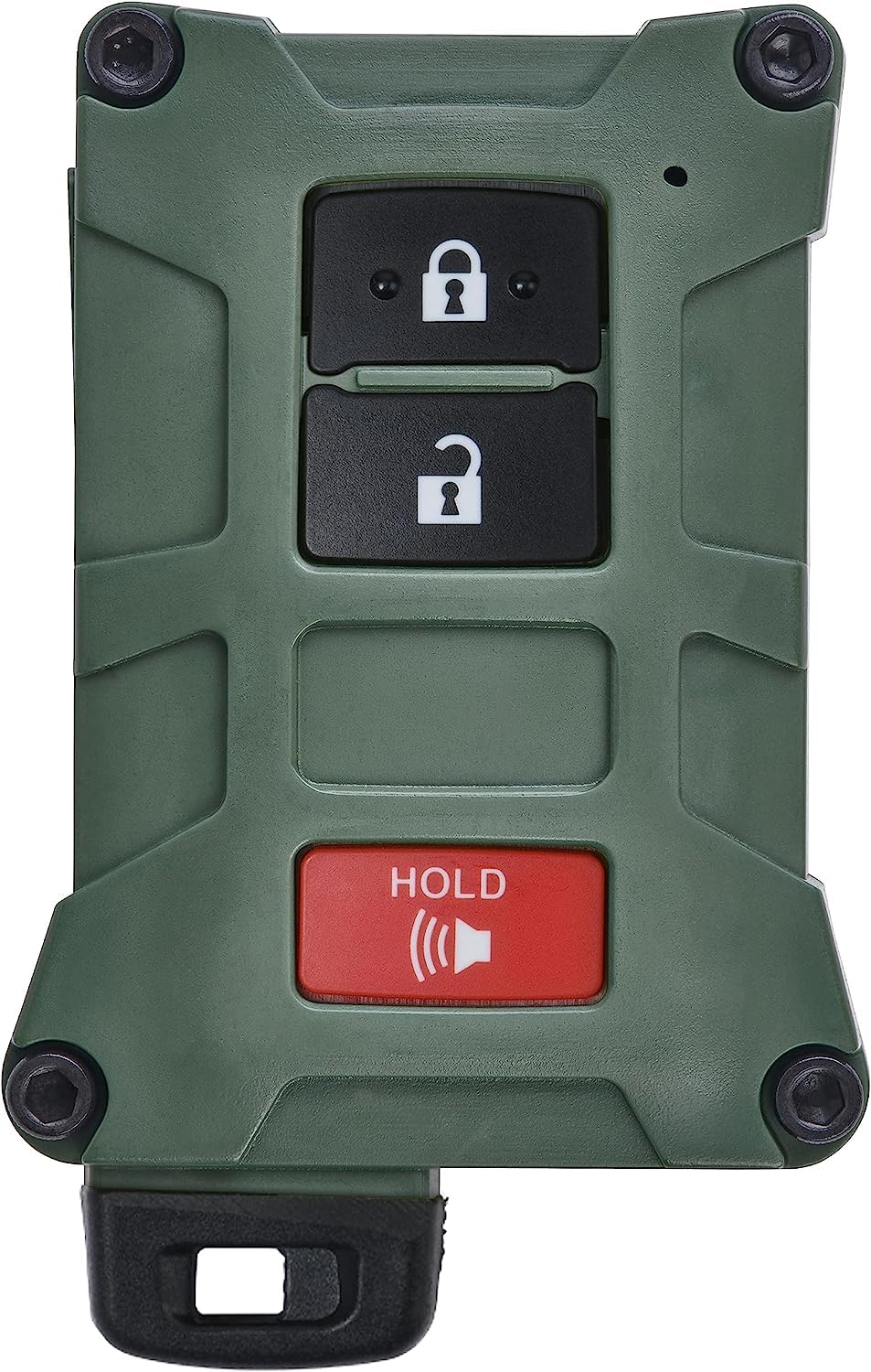 Ajt Design Replacement Key Fob Case For Toyota Tacoma, Tundra, 4Runner V1 - Custom Made In Usa (Color: Red)