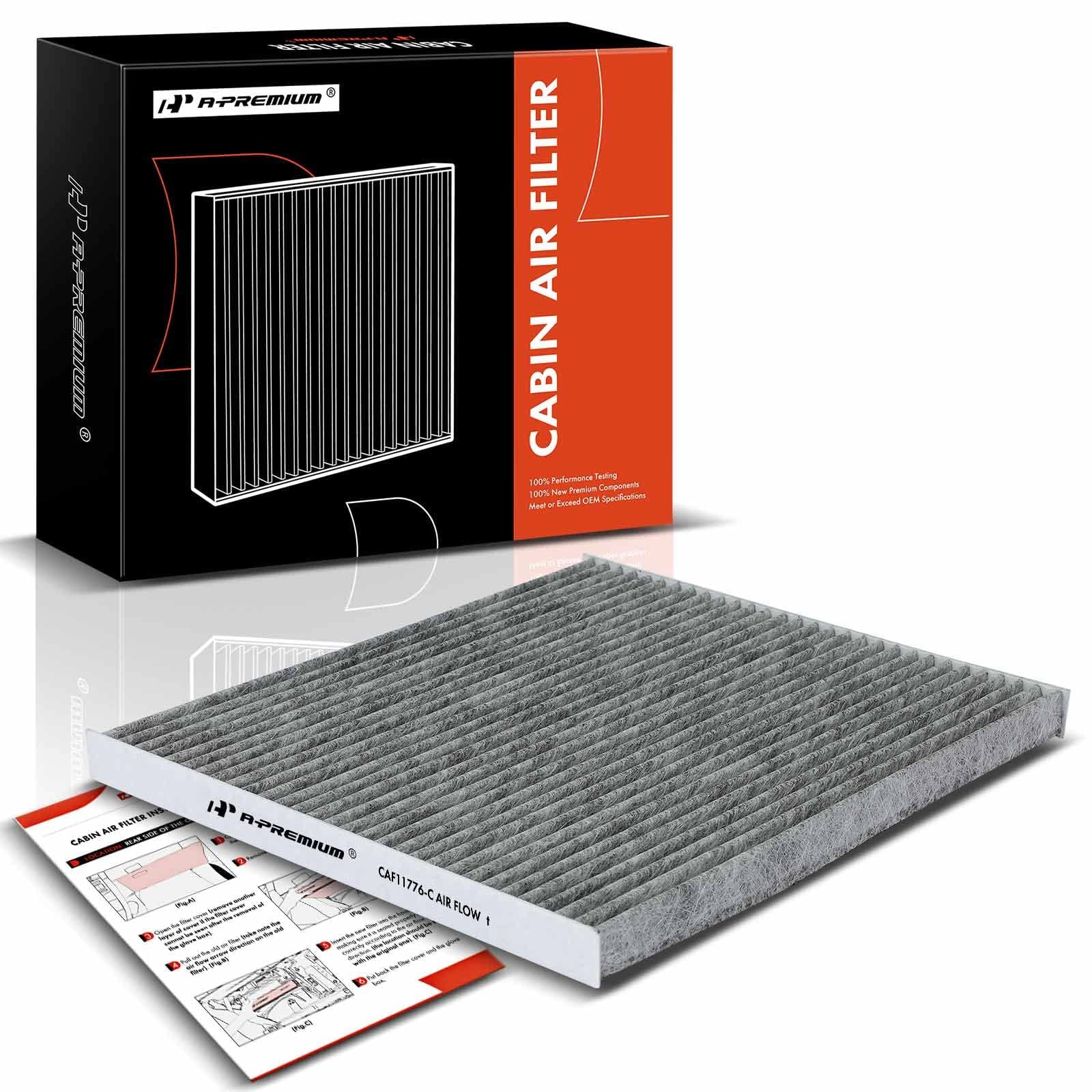 A-Premium Cabin Air Filter with Activated Carbon Compatible with Nissan & Infiniti Models - Altima 2013-2018, Murano 2015-2023, Pathfinder 2013-2020, Maxima 2016-2023, QX60 2014-2020, JX35 2013