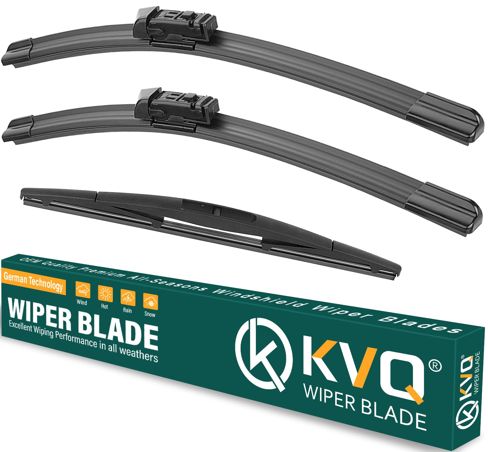 Kvq Windshield Wiper Blades Replacement For Subaru Forester 2019 2020 2021 2022 2023 Original Factory Quality Front Rear Wiper B