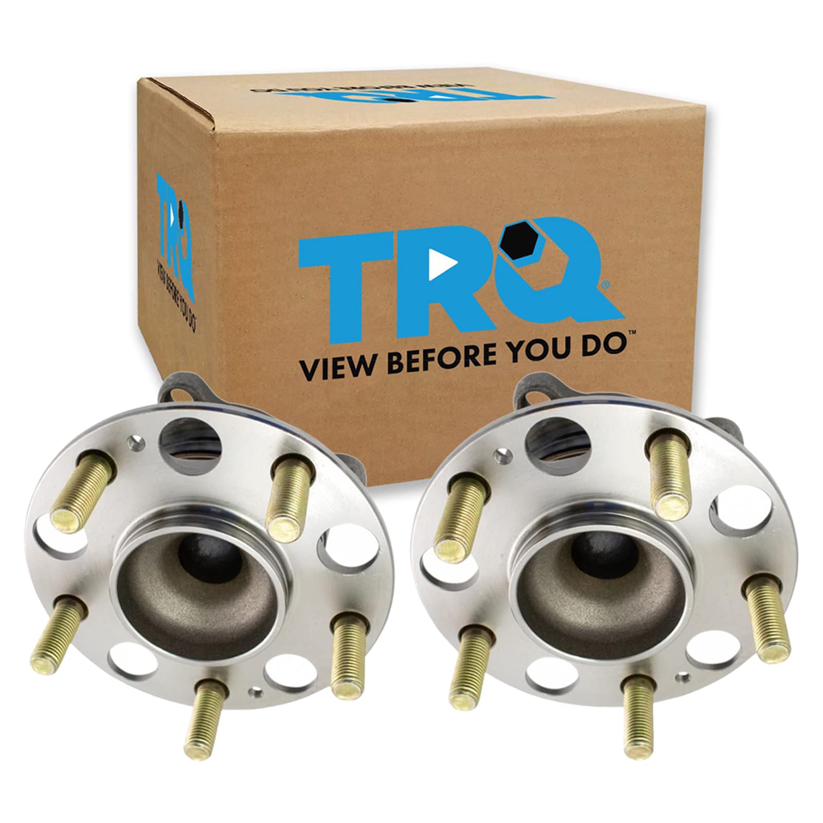 Trq Rear Wheel Hub Bearings Assembly Set Compatible With 2014-2020 Honda Accord