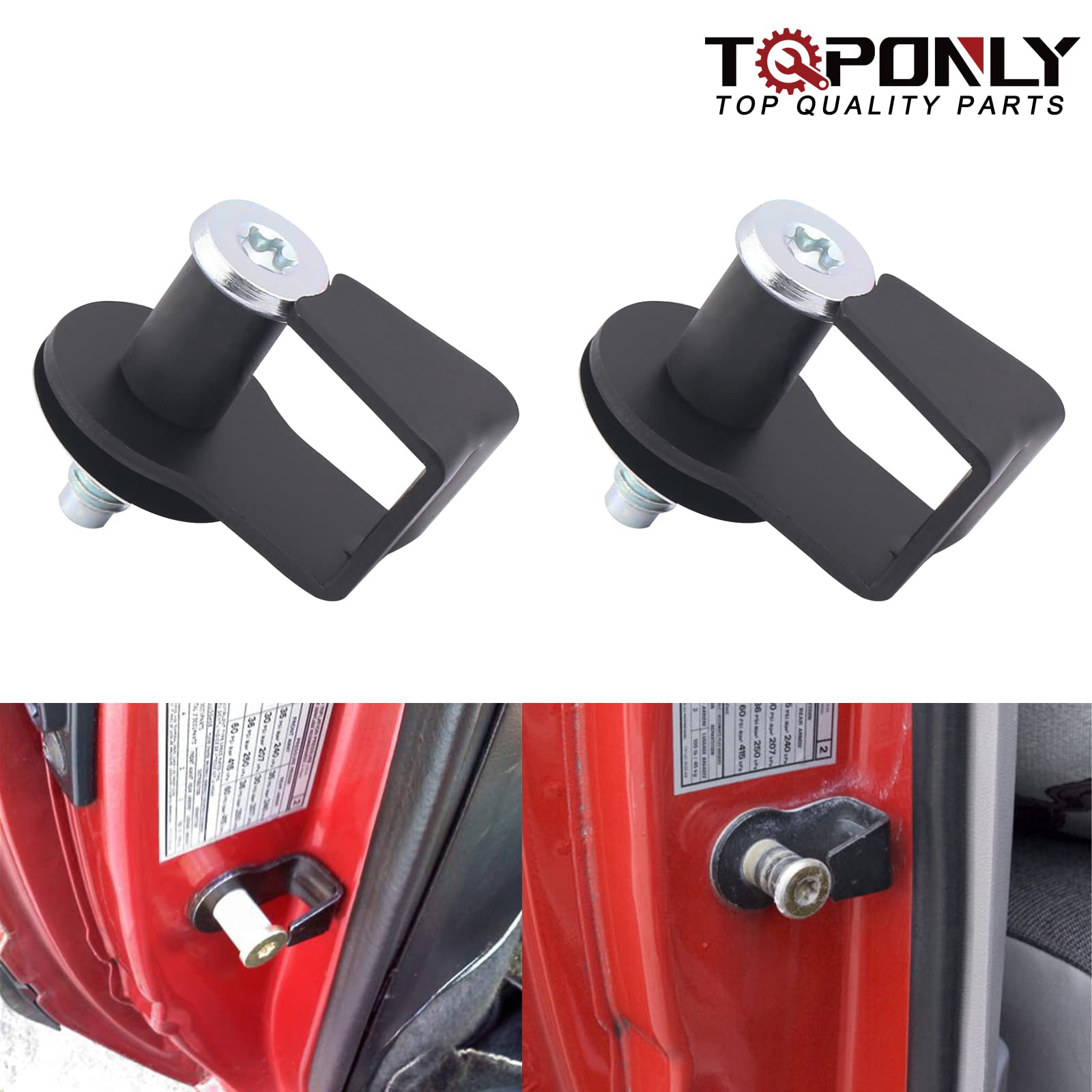 Tqponly Door Striker Bolt, Compatible With 1980-1997 Ford/1987-1989 Lincoln/1981-1990 Mercury Replaces 38448 E9Az-5422008-A