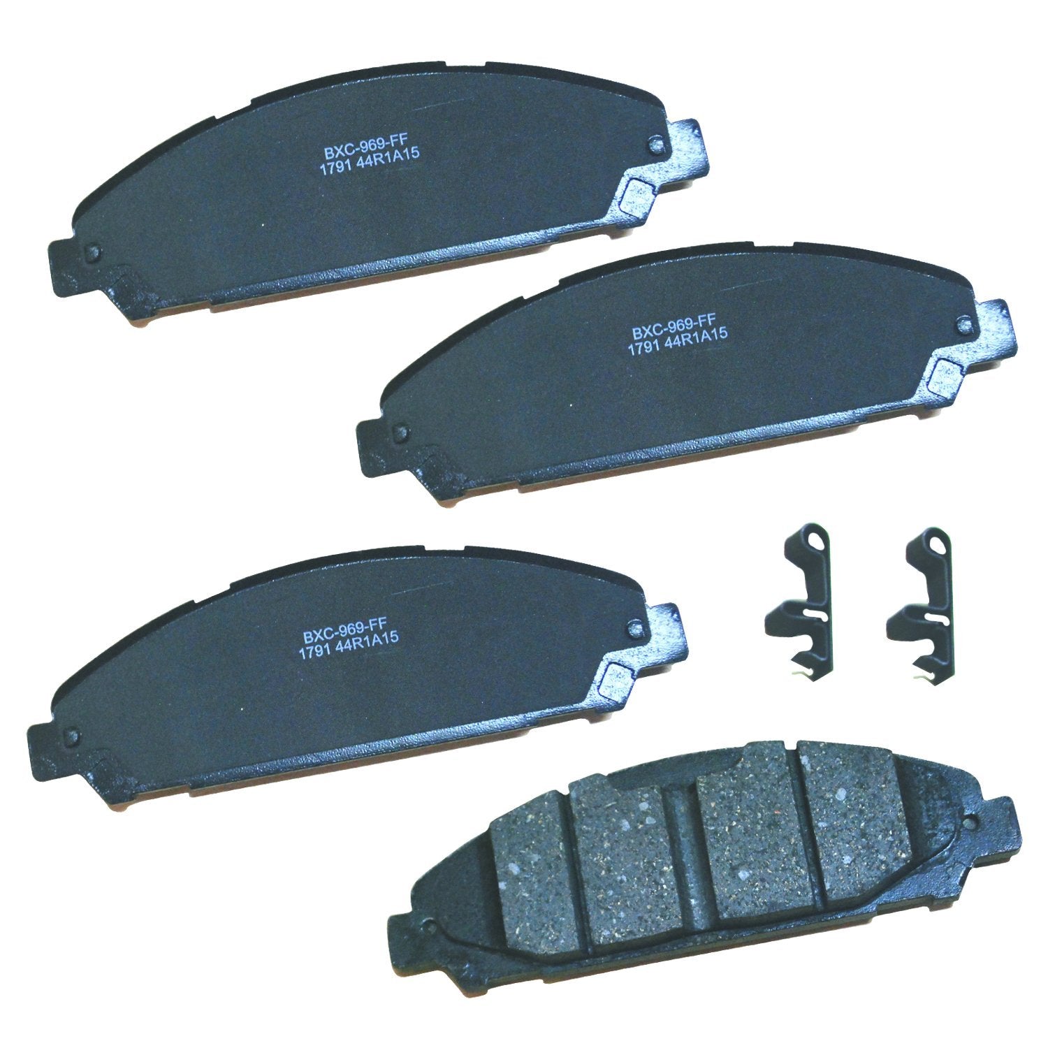 Bendix Premium SBC1791 Ceramic Front Brake Pads for Ford Mustang 2016-2015, Mustang 2019