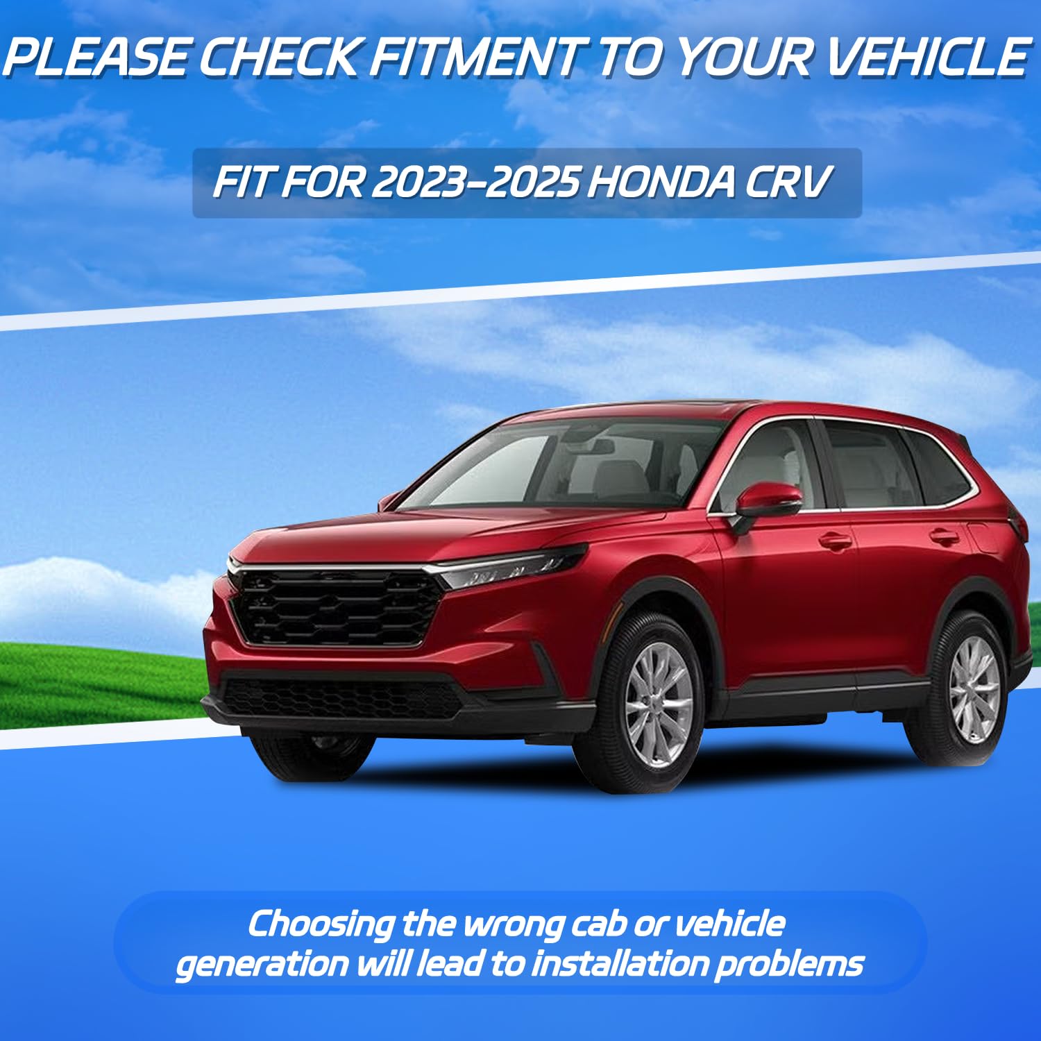 4 PCS in-Channel Window Rain Guards for 2023 2024 2025 Honda CRV (CR-V), Extra Durable Window Deflectors, Smoke Tinted Vent Wind