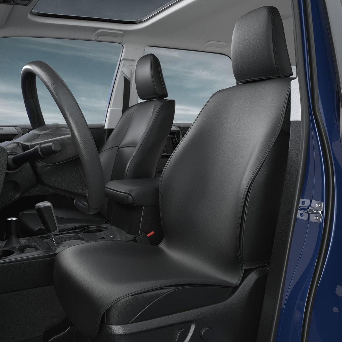PTYYDS Seat Covers Compatible with 2011-2024 Toyota 4Runner Seat Covers 3-Row Leather Covers Replacement for 2011-2024 Toyota 4R