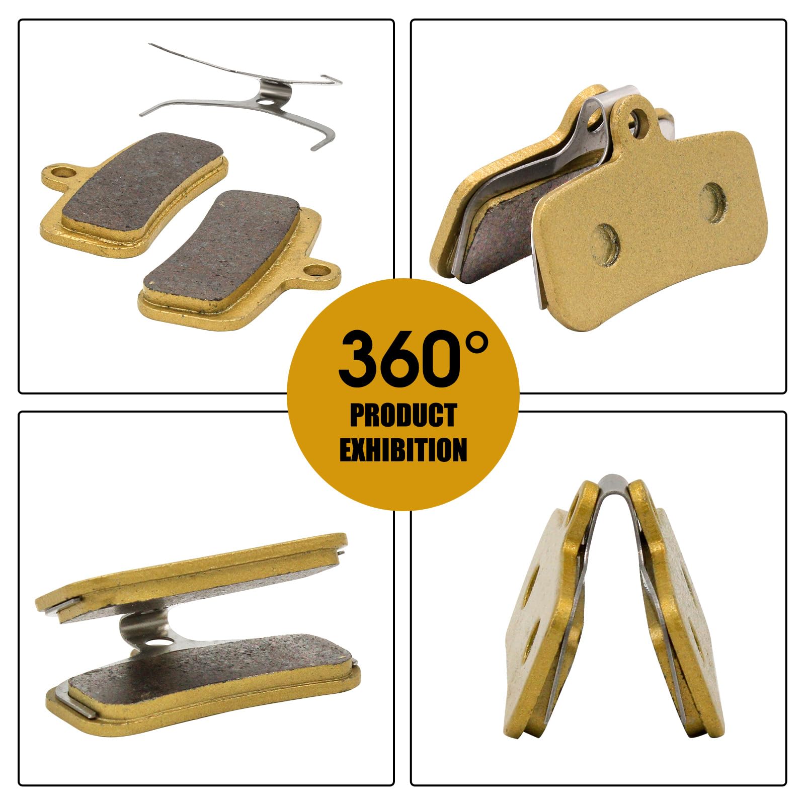 Front and Rear Disc Brake Pads for Surron Light Bee X/S, Segway X160 X260, Talaria Sting R MX3 MX4 Electric Dirt Bike Parts 3 Pa