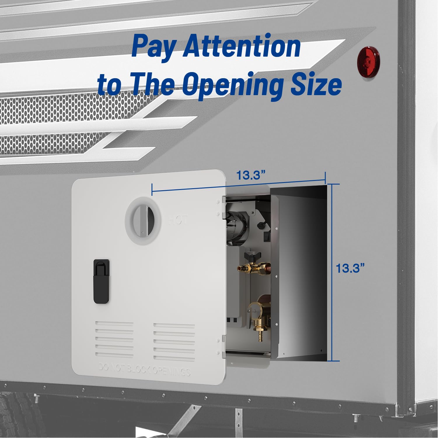 Ranein 65,000 Btu Rv Tankless Water Heater, High Altitude Available, 12V, Csa Certificated, With Thermostatic Chamber And Multi-