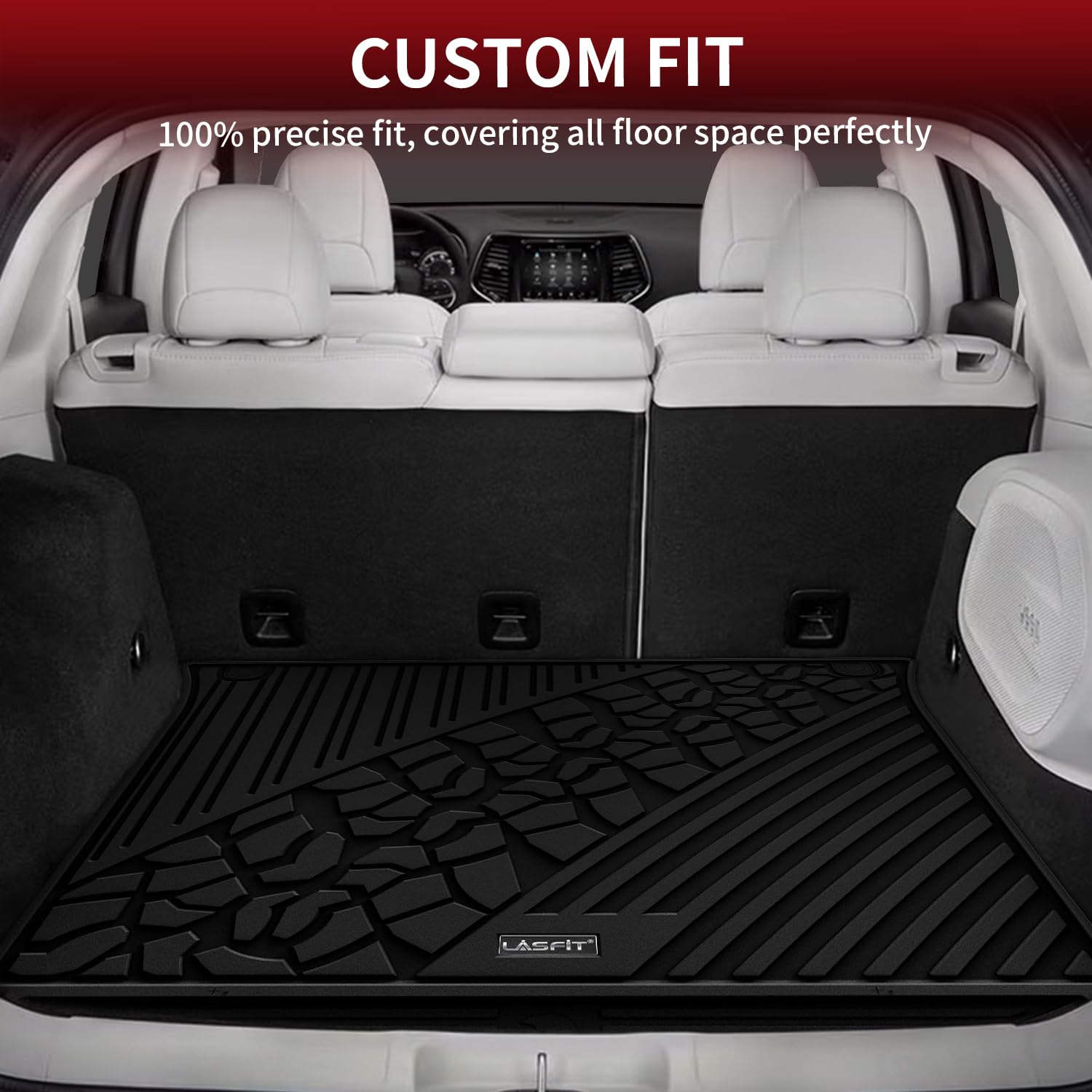 Lasfit Floor Mats & Trunk Mat For Jeep Grand Cherokee 2013 2014 2015 All Weather Tpe Custom Fit Car Mats Floor Liners Cargo Line