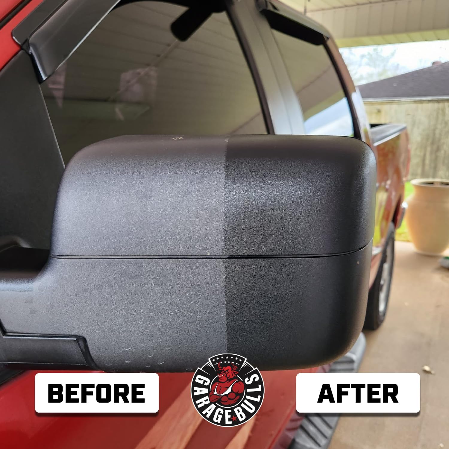 garage bulls Plastic Restorer for Cars - Hydrophobic Ceramic Coating - Ultimate Exterior & Interior Protection with Original Mat