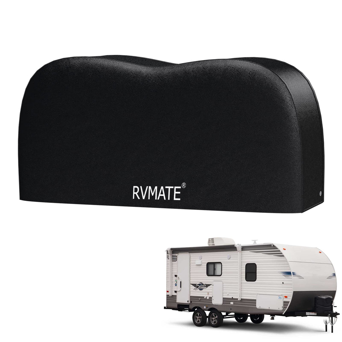Rvmate Rv Tire Covers, Dual Axle Wheel Cover (1 Pack) Fits 30''-33'' Diameter Tires, Waterproof Anti-Uv Black Dual Tire Covers R