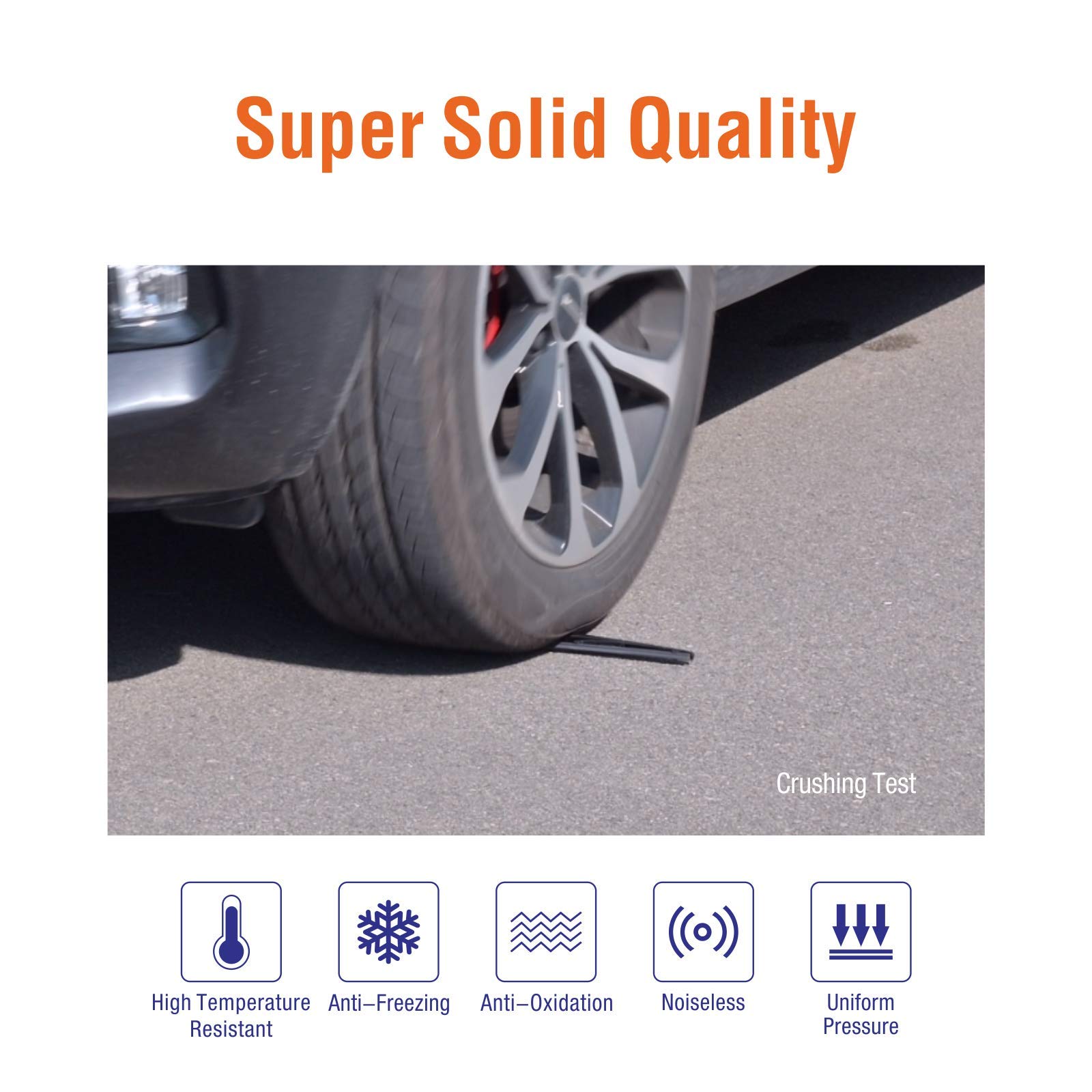 For Genuine Honda 76730-Trn-H01 Crv 2017-2021 Rear Windshield Wiper Blade Replacement, Exact Fit For Cr-V 2017 2018 2019 2020 2021 Rear Wiper Arm, Wowiper Car Wipers, 300Mm - 12' + 12 Inch (Set Of 2)