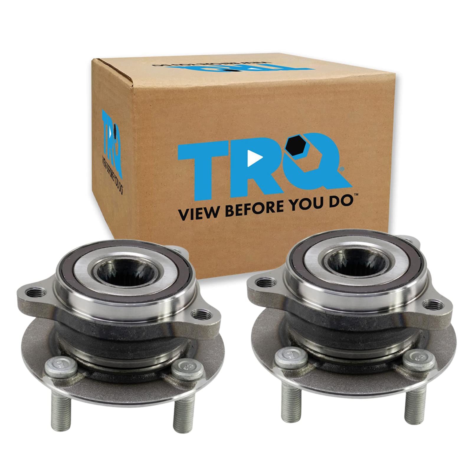 Trq Front Wheel Hub Bearings Assembly Set Compatible With 2016 Scion Ia 2019-2020 Toyota Yaris 2017-2018 Yaris Ia