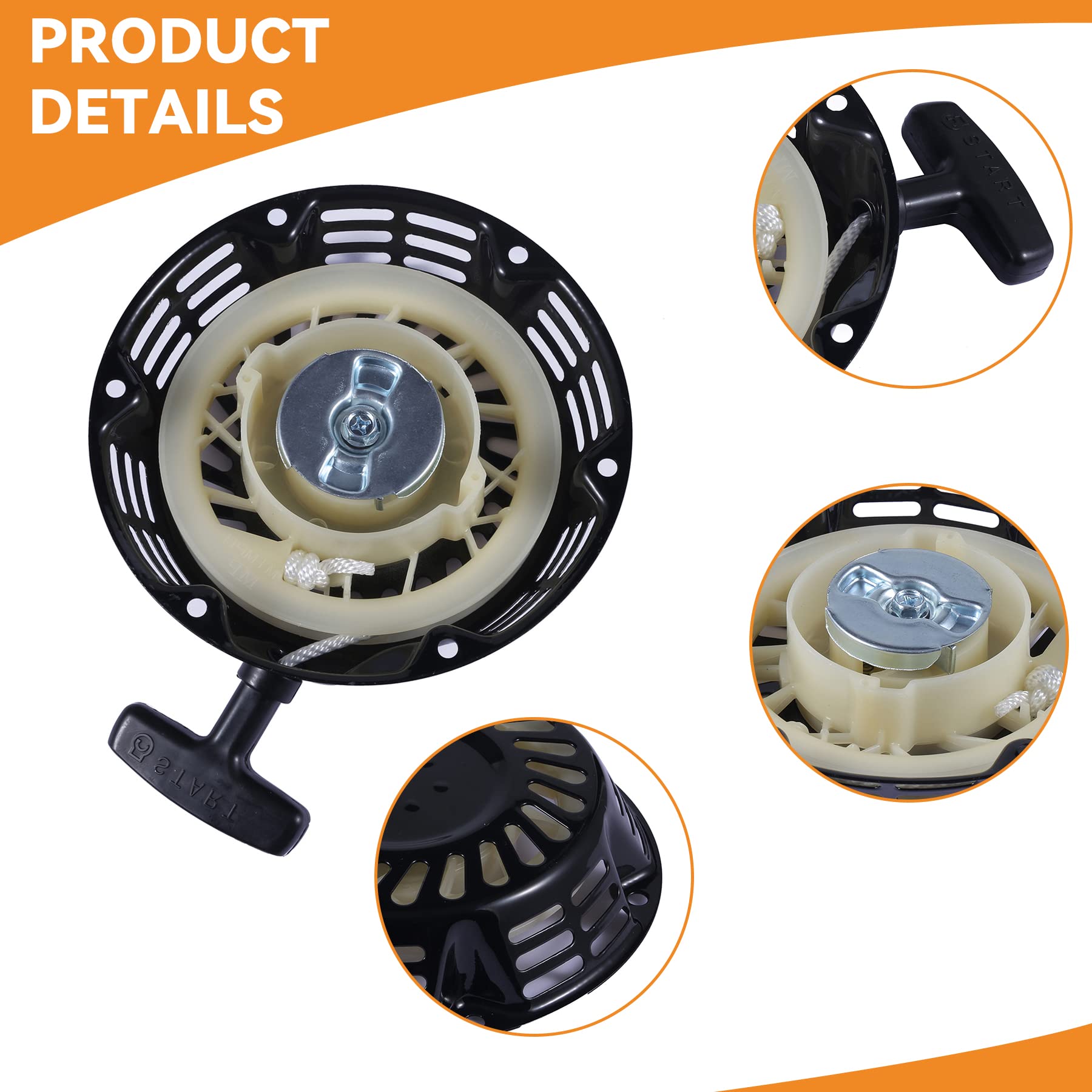 Stylemafia Pull-Start-Recoil-Starter Cover Fit For Harbor Freight-Predator Rato 212Cc 6.5Hp 7Hp Ohv Engine Go Kart Pit Bike Gene