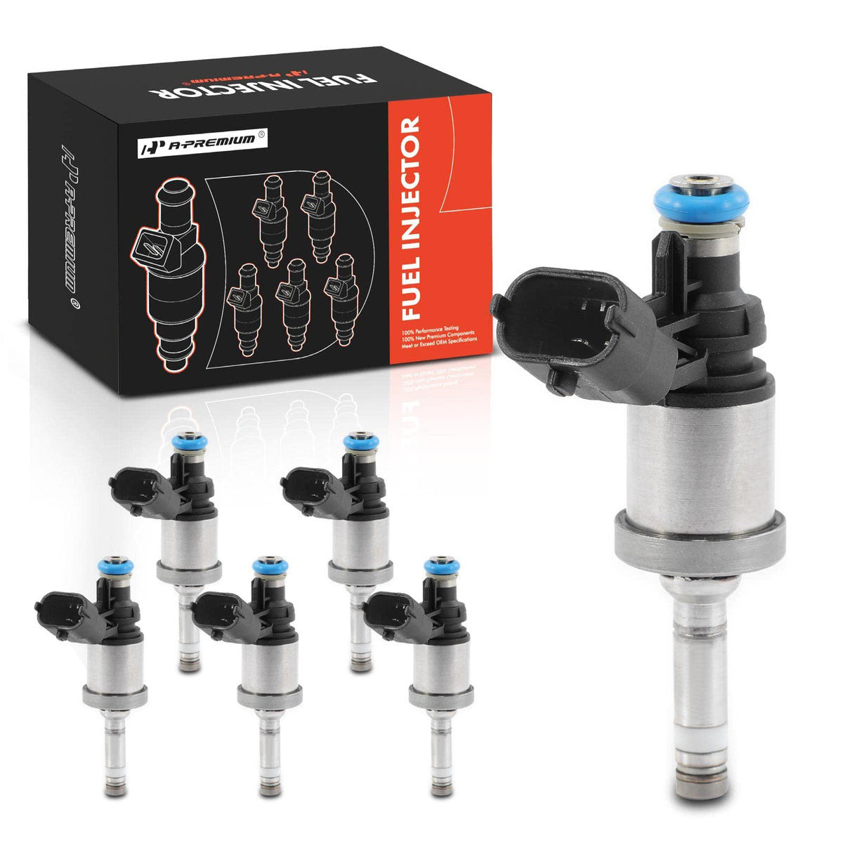 A-Premium Fuel Injectors Compatible with Chevrolet Traverse 2009-2011, Camaro 2010-2011 & GMC Acadia 2009-2011 & Buick Enclave 2