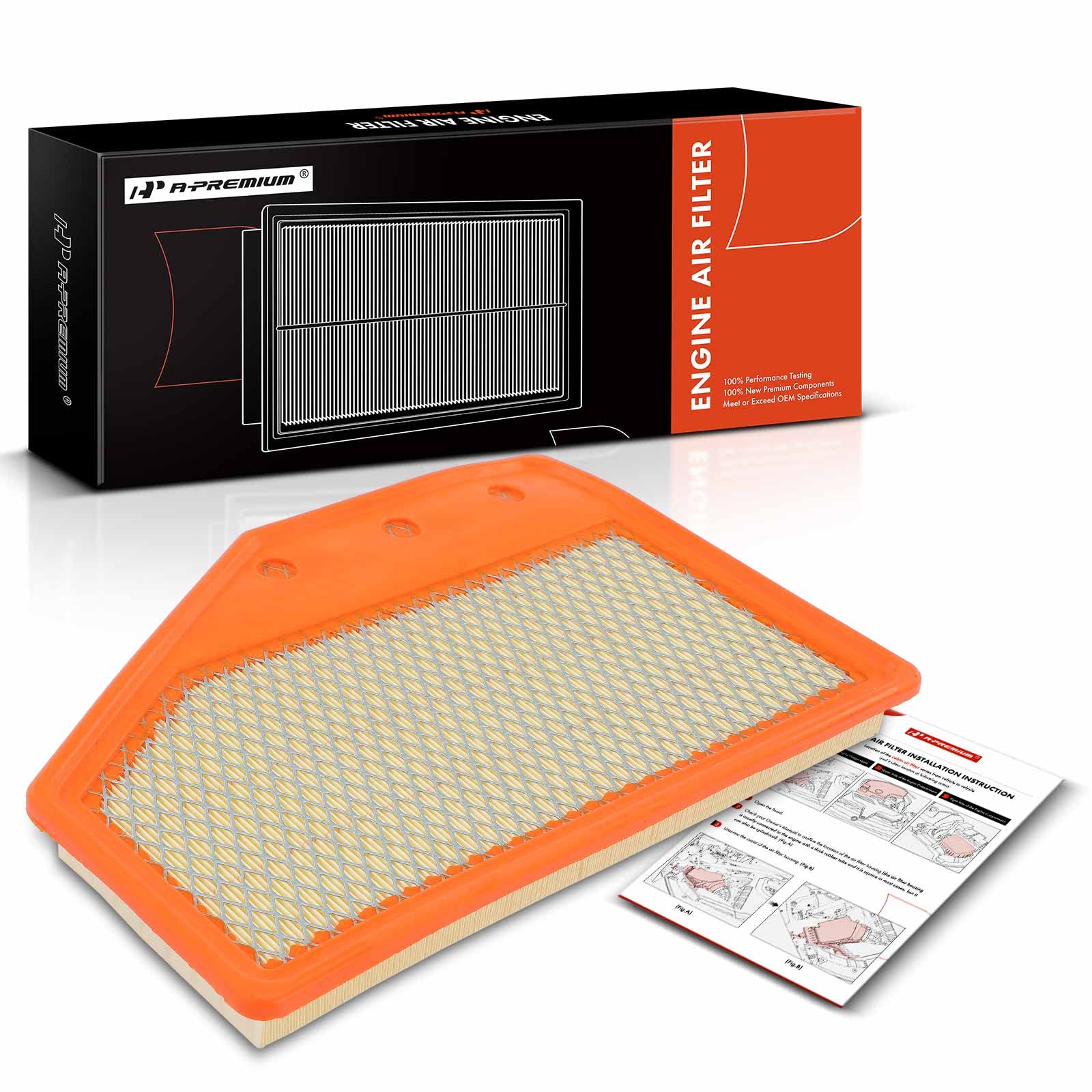 A-Premium Engine Air Filter Compatible With Chevrolet Malibu 2016-2022 & Cadillac Xt4 2019-2022 & Buick Envision 2021-2022, Rega