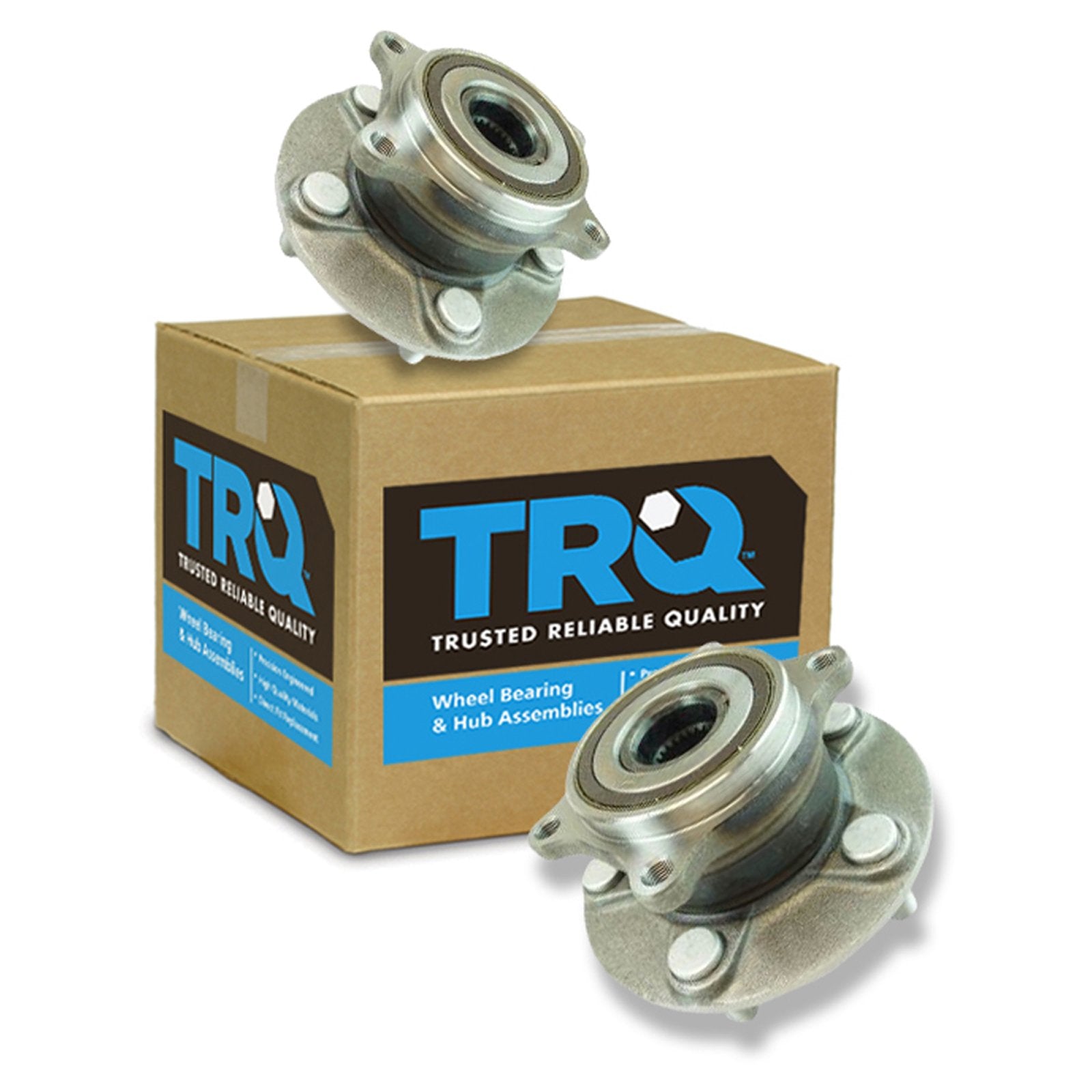 Trq Rear Wheel Hub Bearings Assembly Set Compatible With 2006-2013 Suzuki Grand Vitara 2010-2013 Kizashi