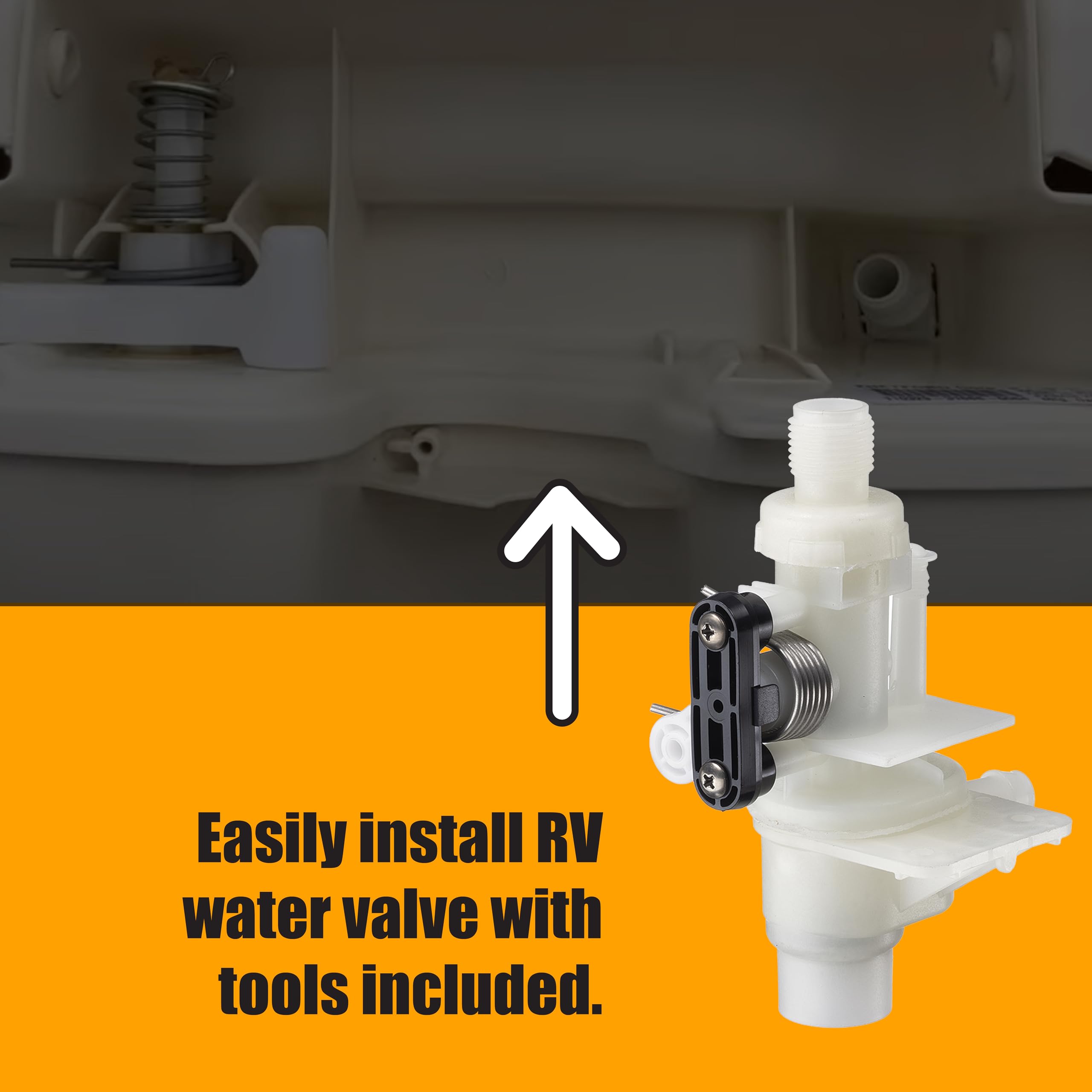 Halotronics 31113 Upgraded Toilet Water Module Service Kit, Compatible Replacement for Thetford Bravura Series - New 2024