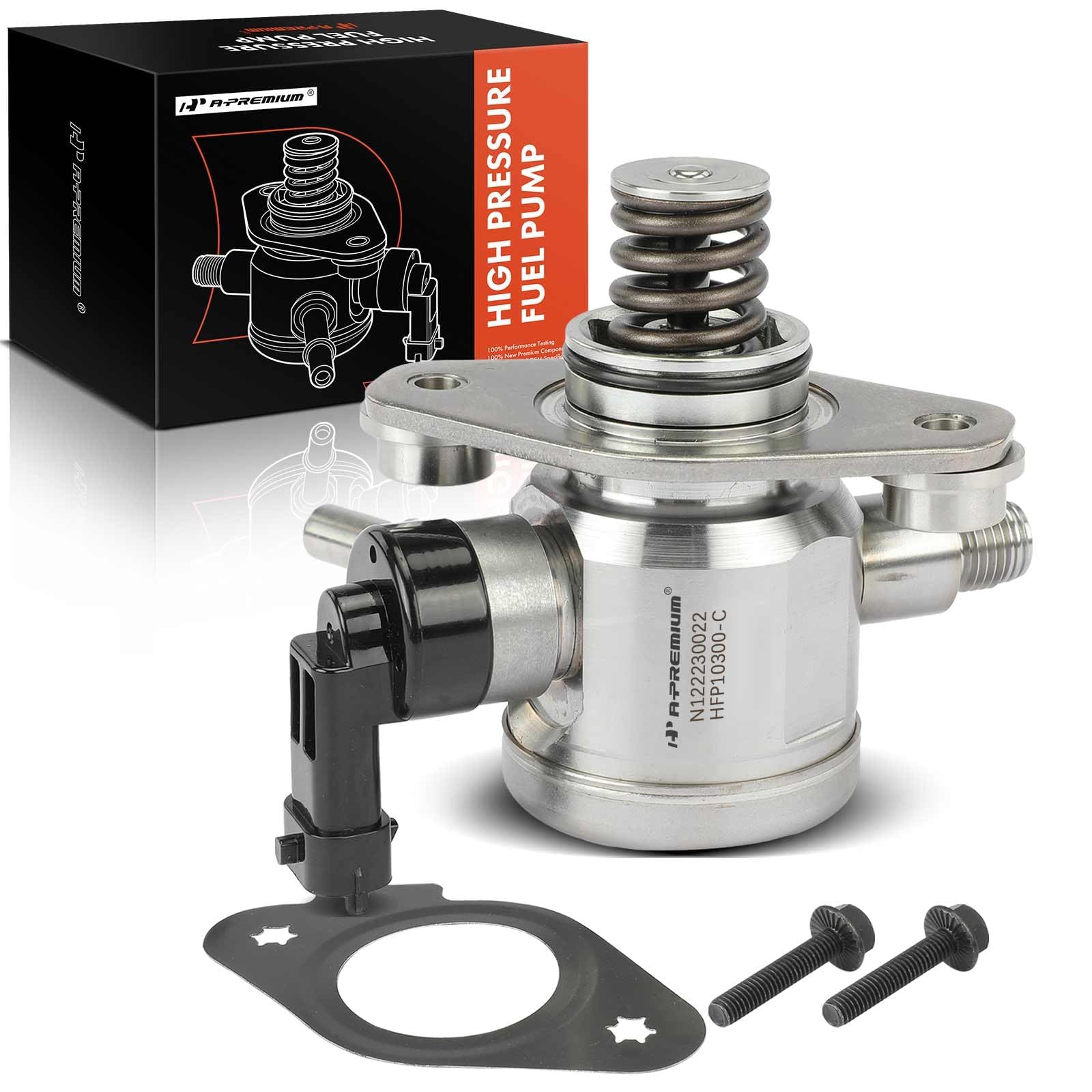 A-Premium High Pressure Fuel Pump with Seal, Gasket and Bolt Compatible with Chevrolet Equinox, Malibu, Impala, Captiva Sport & 