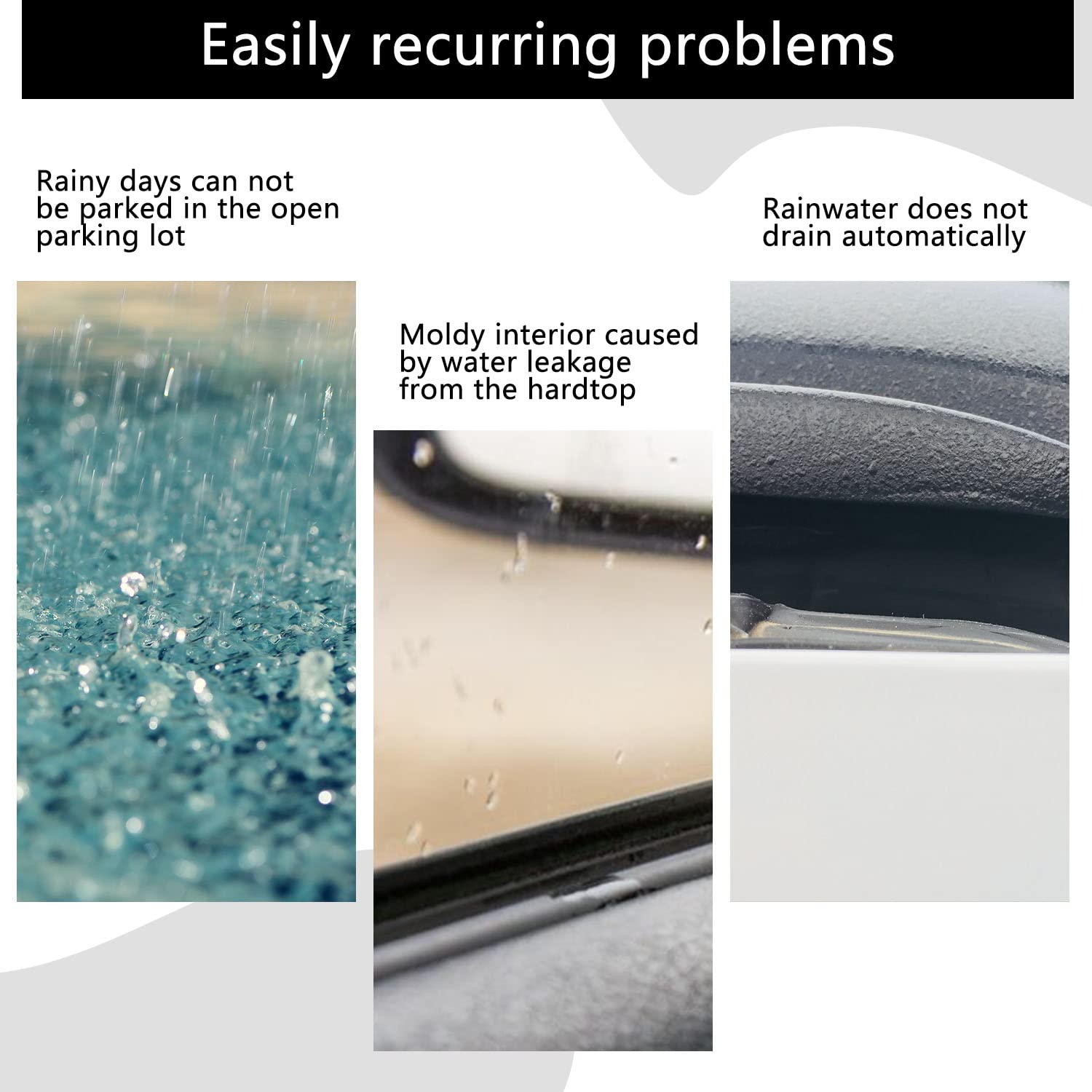 68026937AB Hard Top Removable Cover Seal Kit, Foam Blocker Compatible with Jeep Wrangler JK Wrangler JK Unlimited 2007-2017 Mode