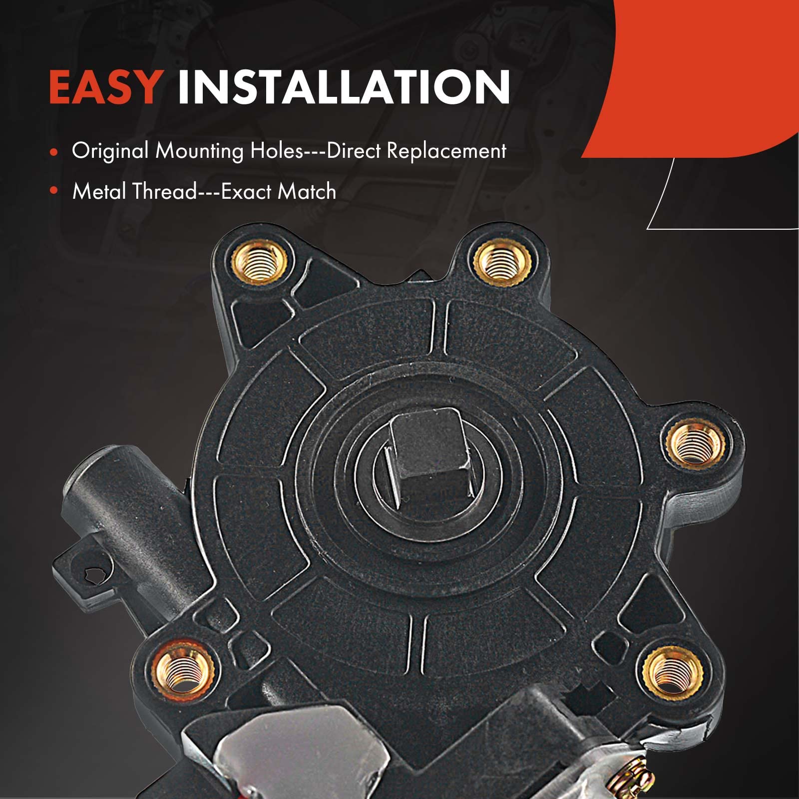 A-Premium Front Right Power Window Lift Motor Compatible with Infiniti G35 2003-2007 Coupe & Nissan 350Z 2003-2008 Coupe, 350Z 2004-2009 Convertible, with Anti-Clip Function, Replace# 80730CD000