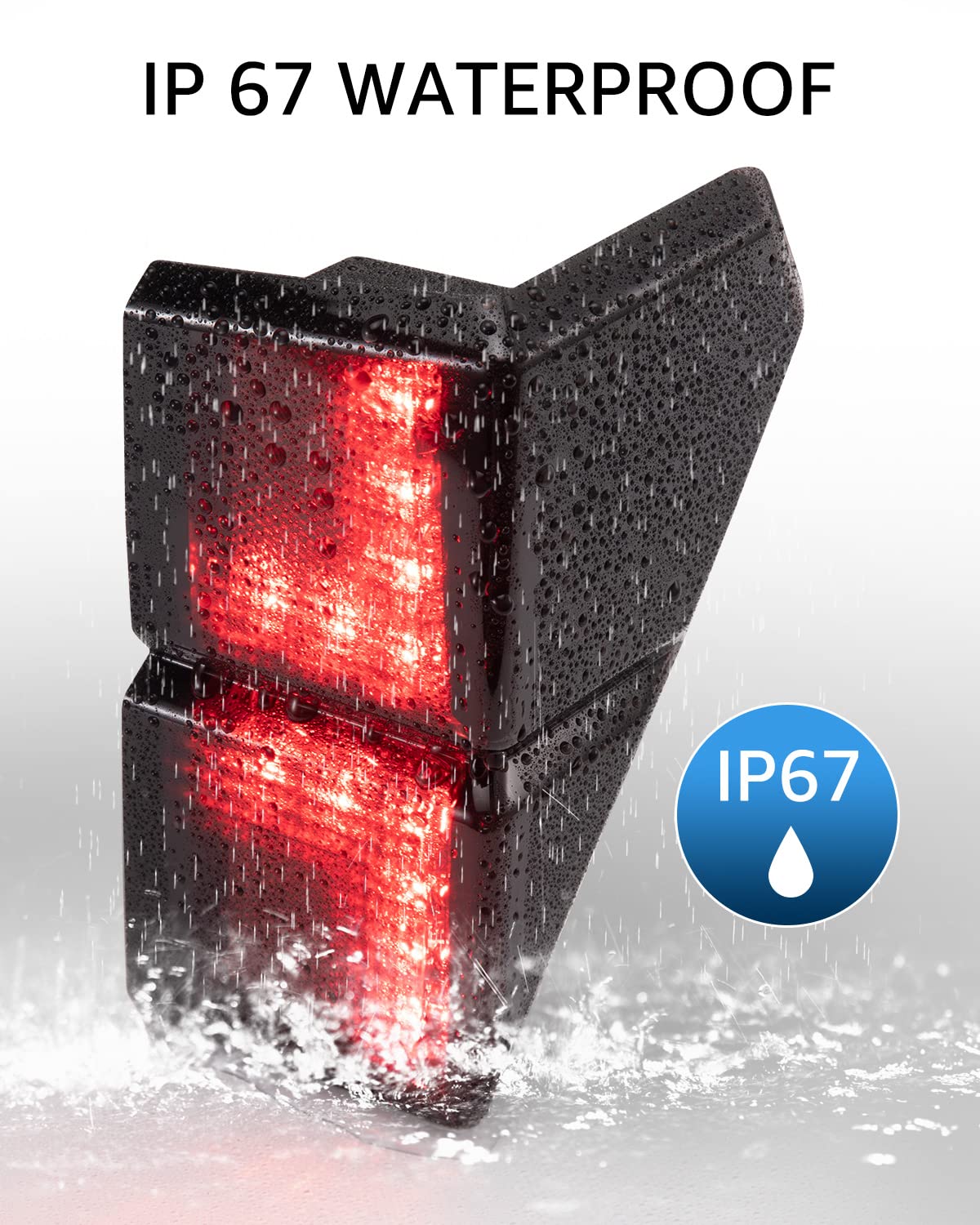 A & UTV PRO UTV Ranger LED Tail Lights, Smoked Lens, Polycarbonate, Model AUPSTLRAN1U, Rear Brake Stop Running Lamps for Polaris Ranger 1000 XP