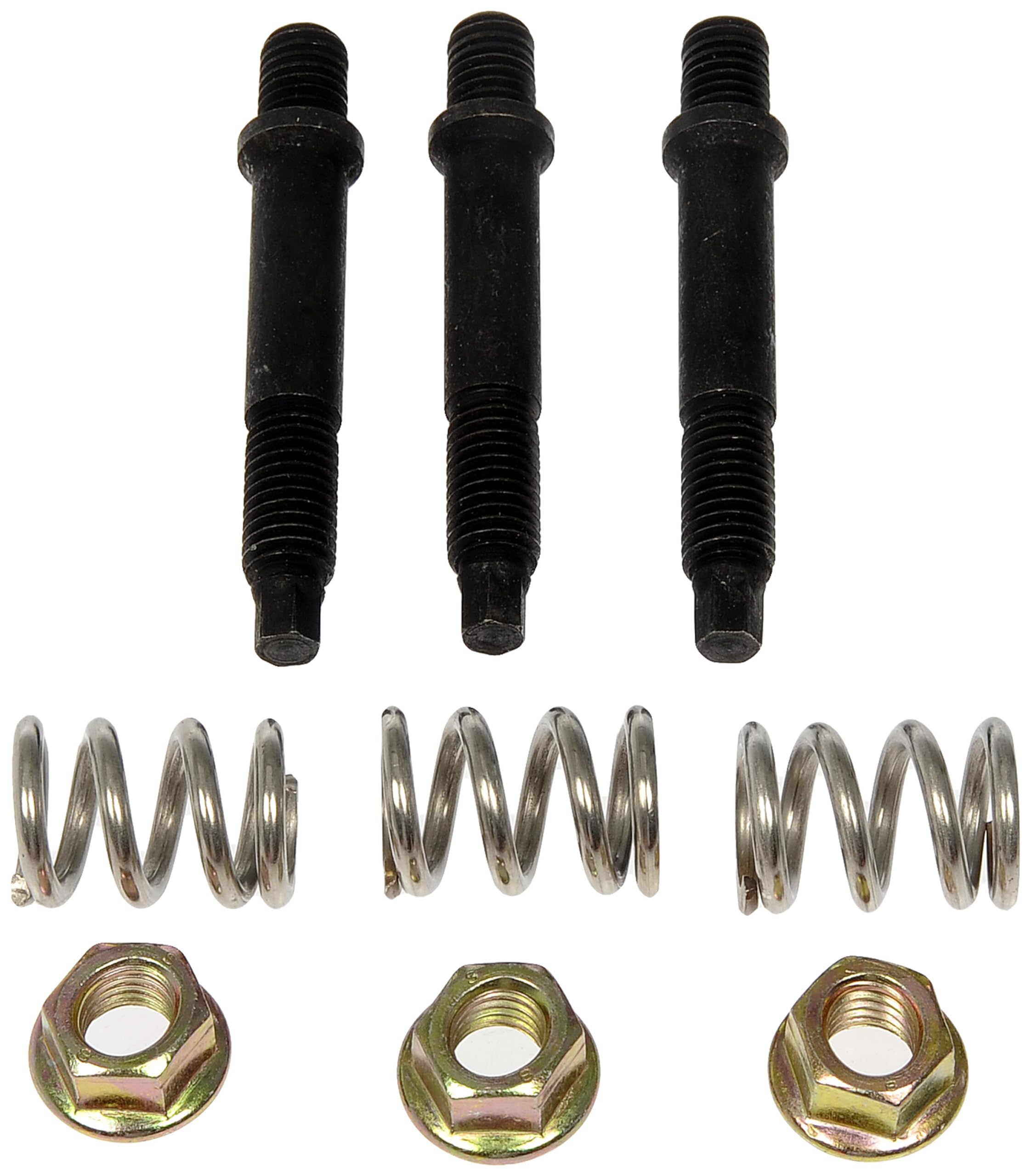 Dorman 675-216 Front Double Ended Stud - (3) Springs (3) Studs (3) Lock Nuts Compatible With Select Chevrolet/Gmc/Oldsmobile Mod