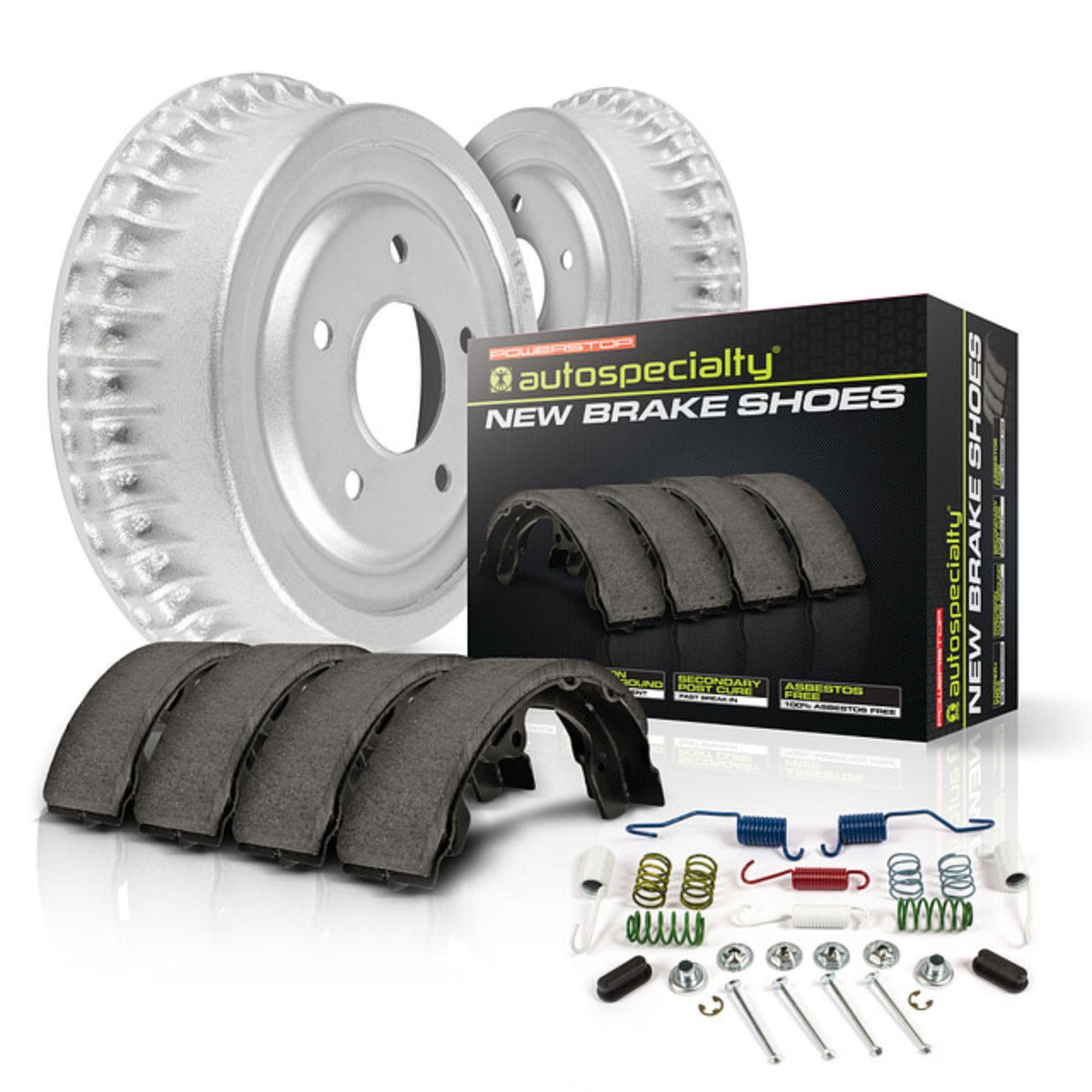 Power Stop Koe15300Dk Autospecialty Rear Replacement Brake Kit-Oe Brake Drums &