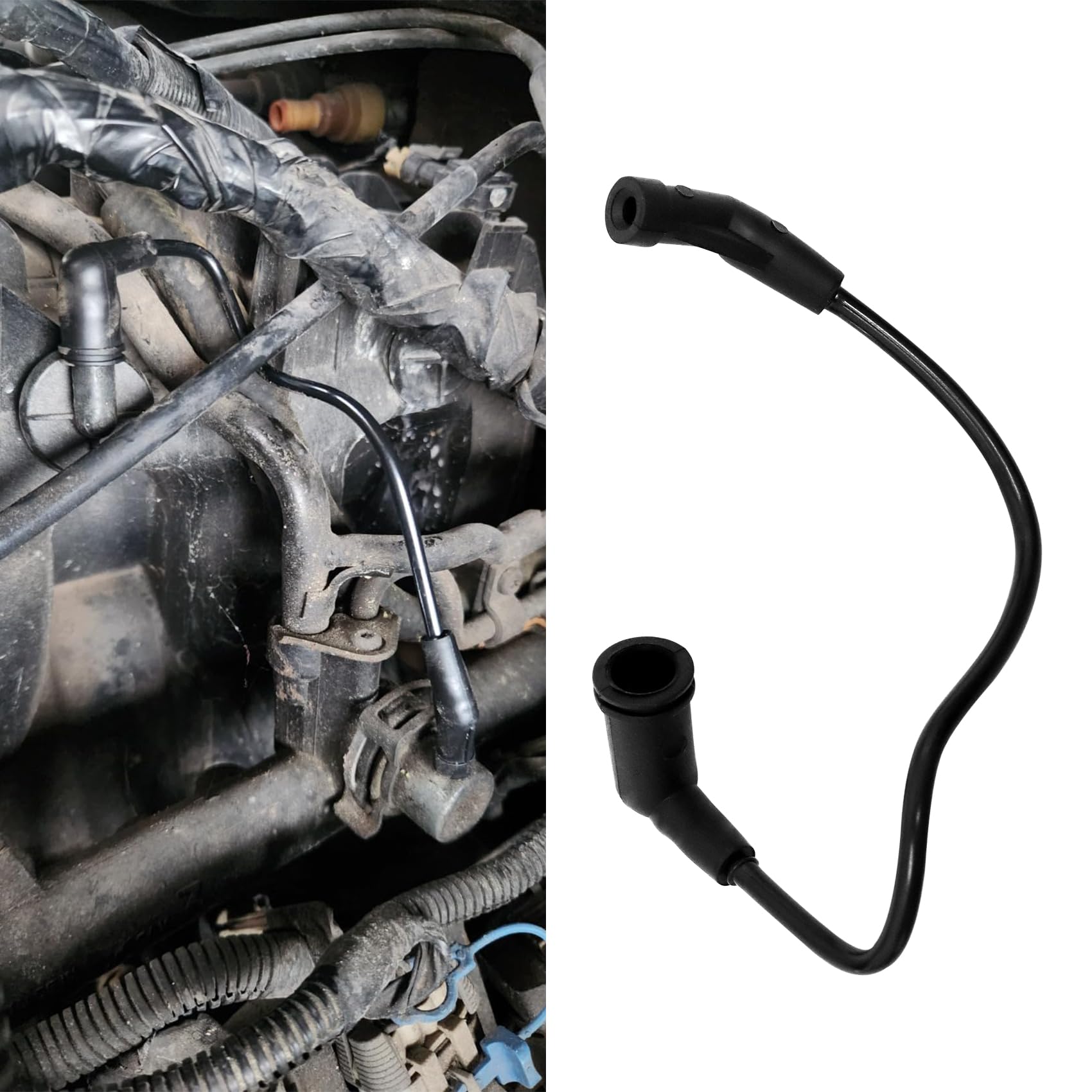 Lyxheth Fuel Pressure Regulator Vacuum Line Tube, Fuel Regulator Hose, Fuel Injection Pressure Regulator, Fuel Pressure Vacuum H