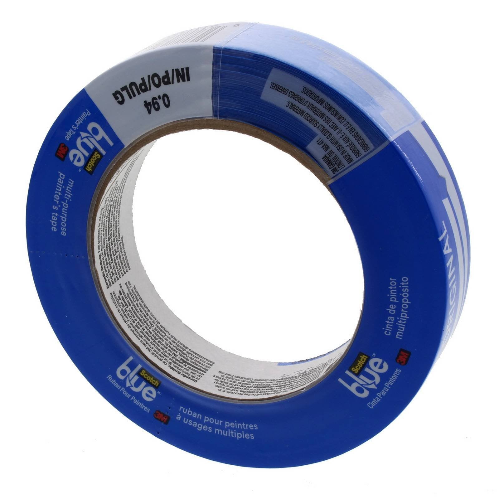 2 Pack 3M 2090-1A 1'' X 60-Yd Scotch-Blue Safe-Release Painters Tape For Multi-Surfaces