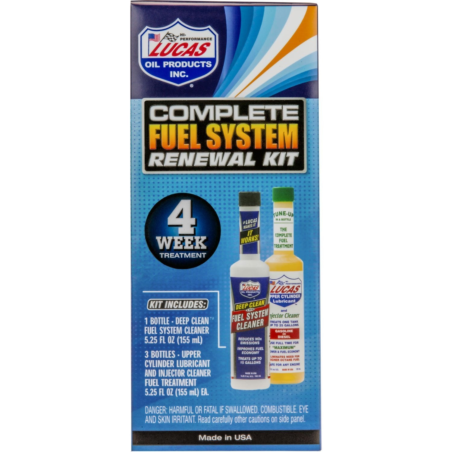Lucas Oil Complete Fuel System Renewal Kit/6X1/4 Pack