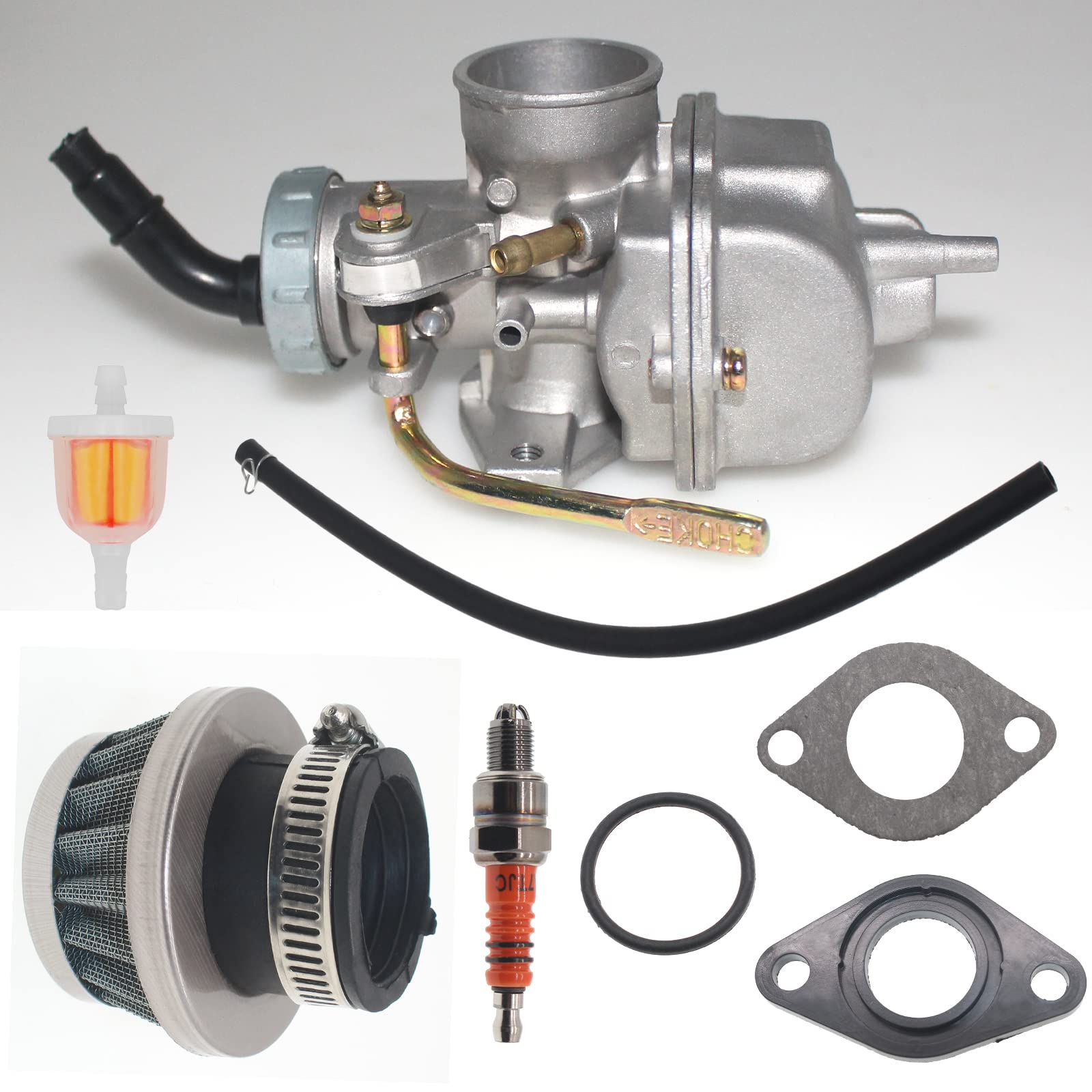 Pz20 Carburetor For Tao Tao 125 110 90 70 50 Atv Carburetor Compatible With Atv Dirt Bike Baja Kazuma Go Kart 4-Stroke Engine