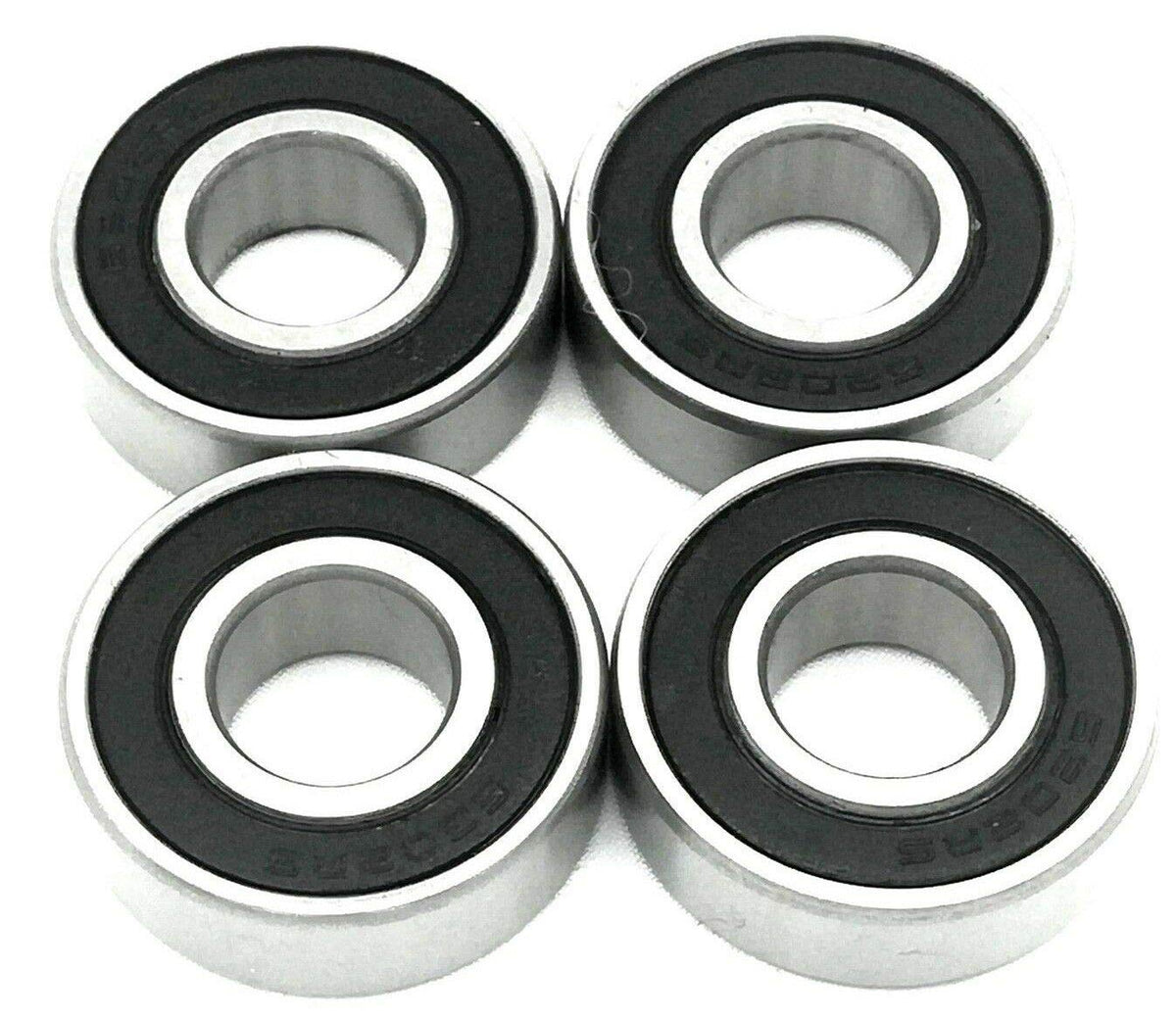 4 Bearings Front And Rear Wheel Bearing Set Compatible With Coleman Powersports Ct200U, Ct200U-Ex Trail 200 Mini Bike, Baja Mb165 Mb200 Mini Bikes Part# Gb276-89/6202Z