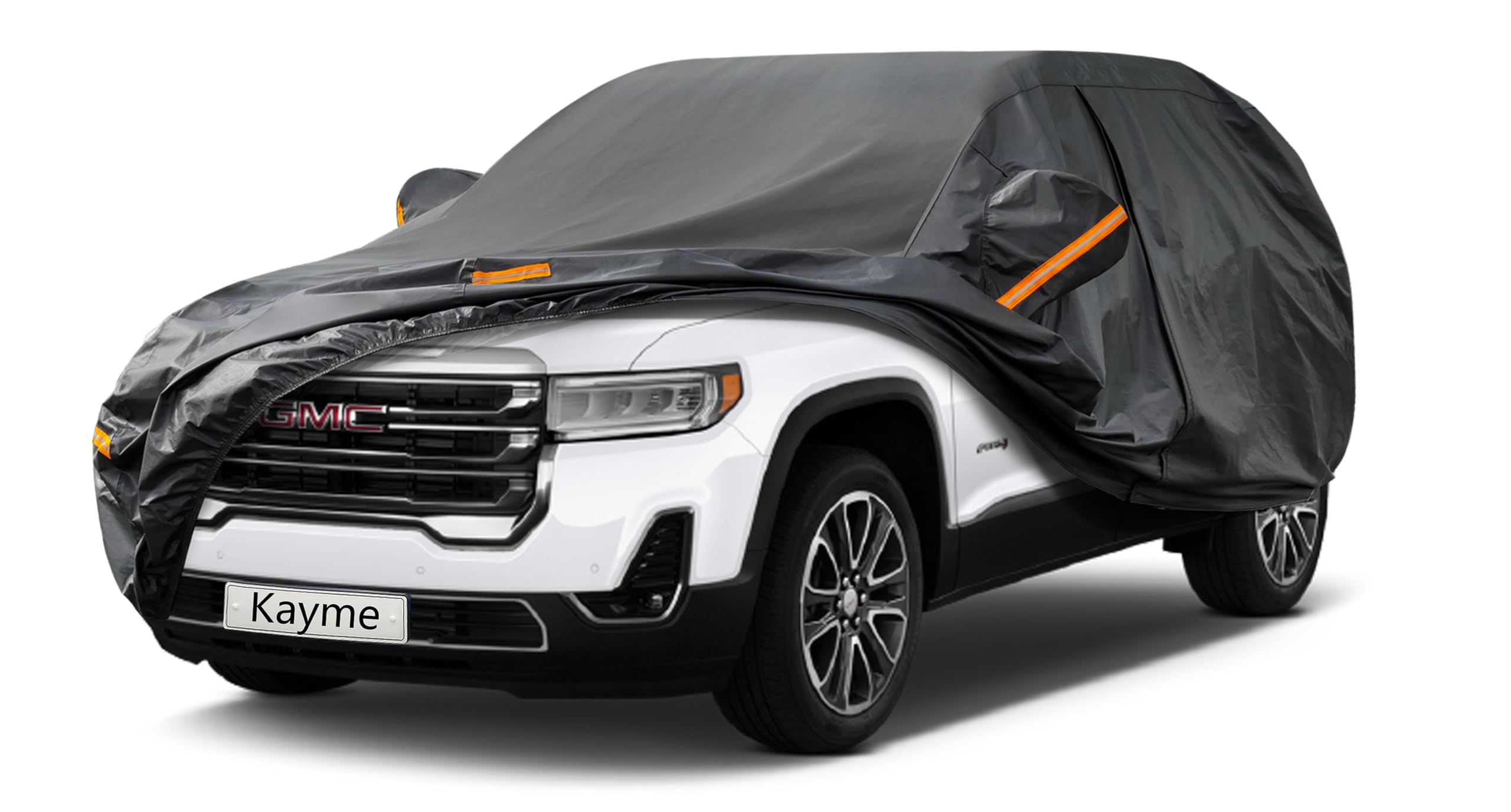 Kayme 7 Layers Suv Car Cover Custom Fit For Gmc Acadia (2007-2024) Waterproof All Weather For Automobiles, Outdoor Full Cover Ra