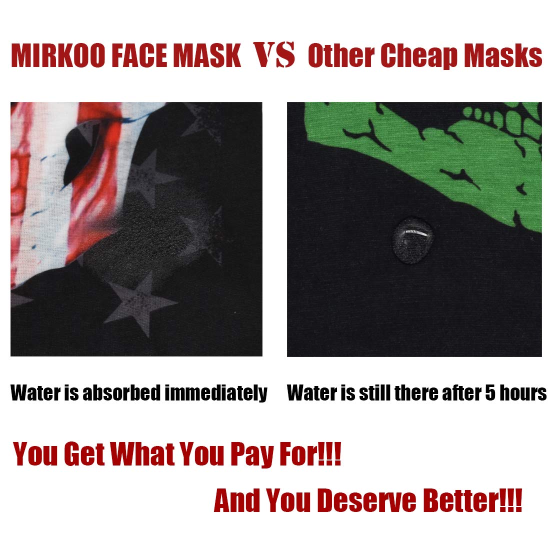 Mirkoo 3D Premium Breathable Seamless Tube Camouflage Half Face Mask, Windproof Dust-Proof Uv Protection Bicycle Bike Motorcycle Face Mask (Ocamo-010)