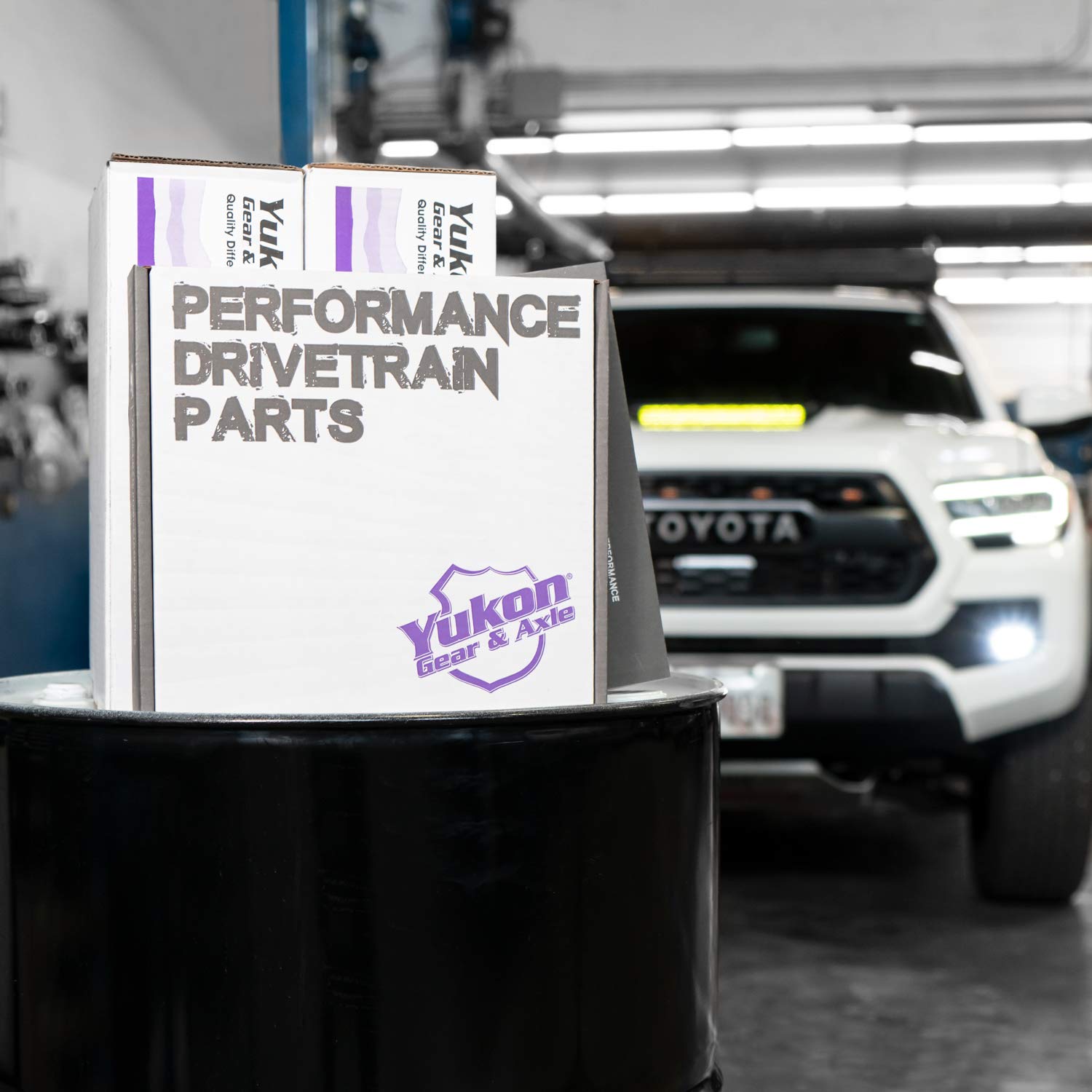 Yukon Gear & Axle Ring & Pinion Gear Kit Package Front & Rear With Install Kits - Toyota 8''/8Ifs - Ygkt004-488