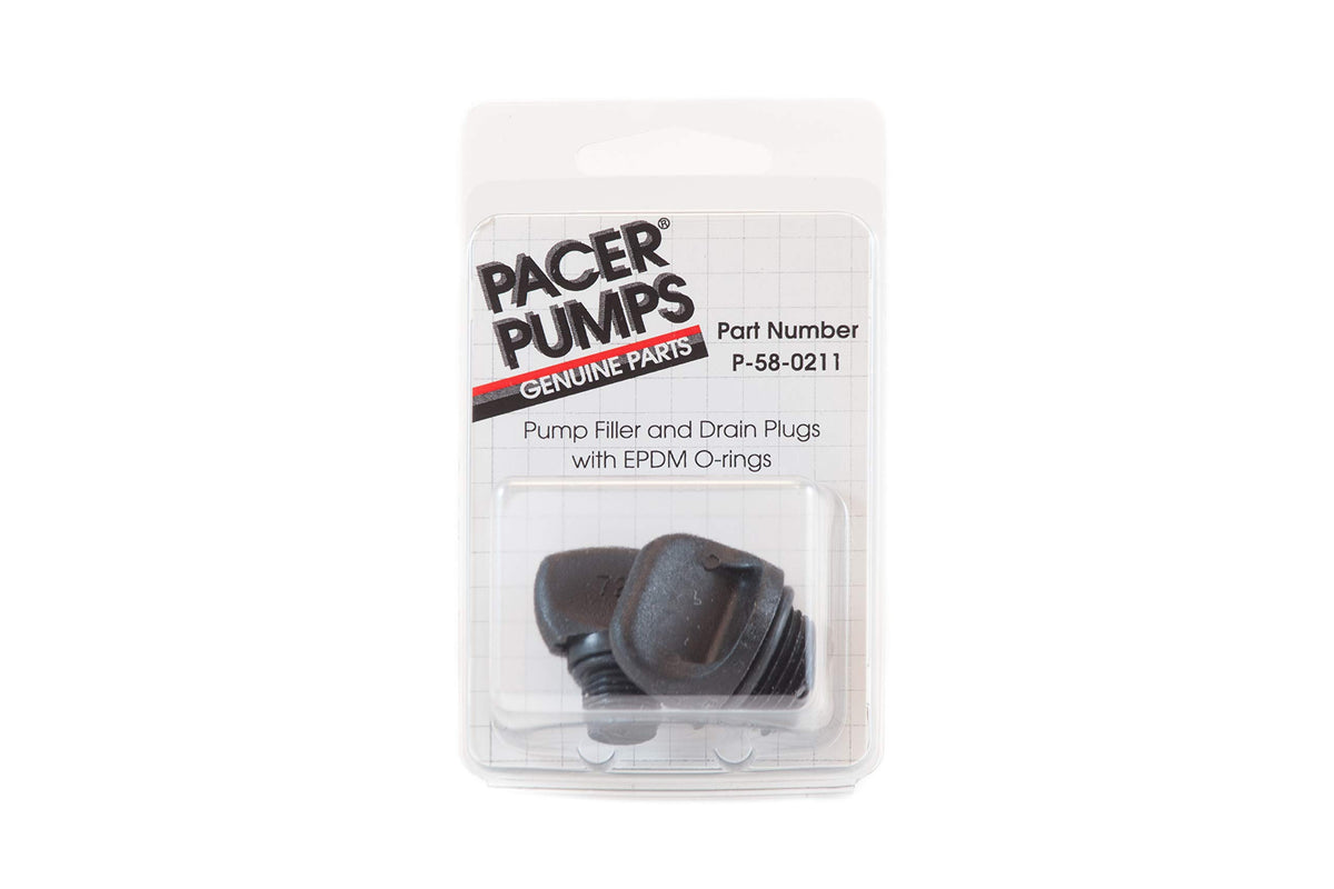Pacer Pumps 58-0211 Water Pump Drain and Fill Plug Kit with Pump Filler, Drain Plugs and EPDM O-Rings
