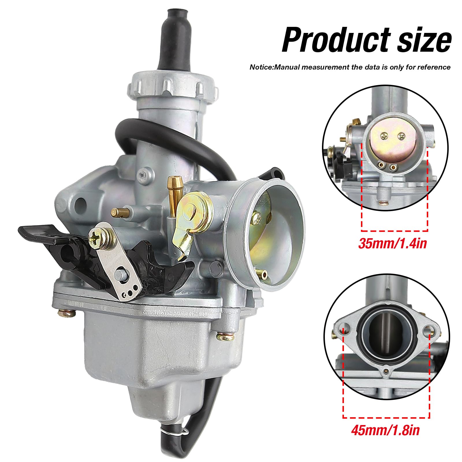 Anxingo Atc200 Carburetor Replacement For Honda Atc185S Atc 185S Atc200 Atc200S Atc 200S Atc200X Atc 200X Carb
