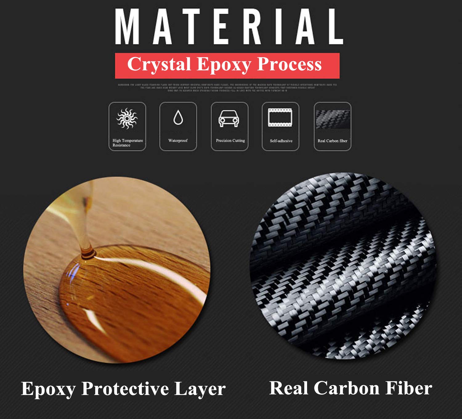 Yoctm For Jeep Grand Cherokee 2014 2015 Interior Accessories Black Real Carbon Fiber Center Console Cup Holder Cover Trim