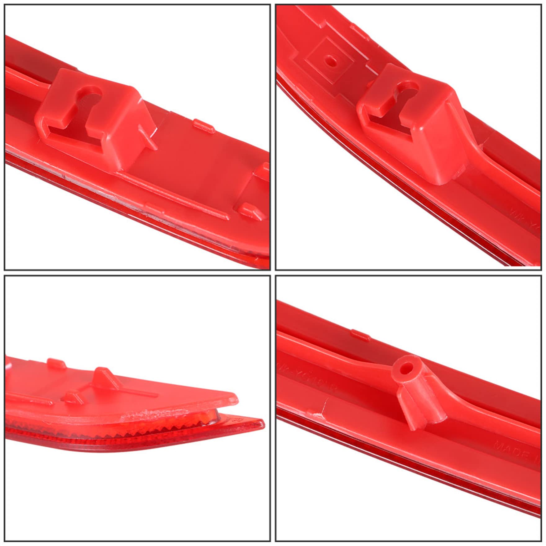 waltyotur 2Pc Rear Left & Right Bumper Reflector Set Replacement for Honda Accord 2016-2017 HO1185111 HO1184111 33505T2AA11 3355