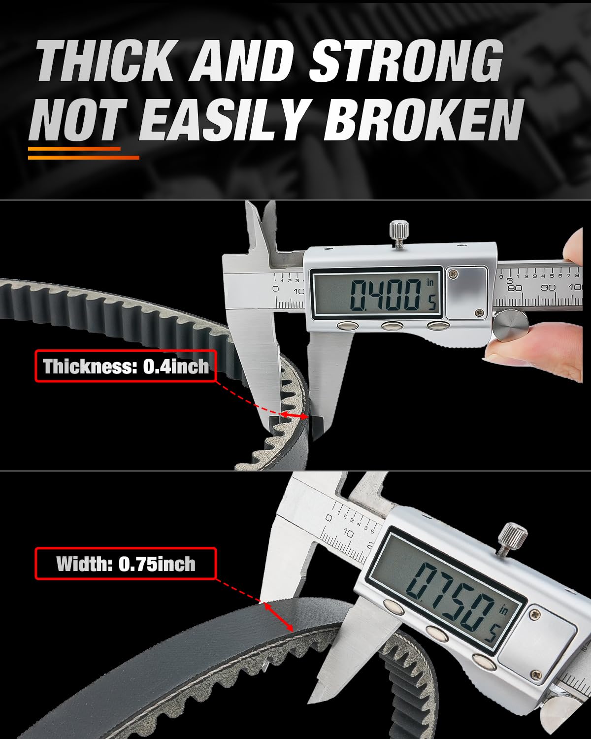 Frokom 30 Series Go Kart Drive Belt for Manco 5959 / Comet 203589 Kartco 7628 Ken-bar Karts 5HP-7HP Engine Comet 30 Series TAV2