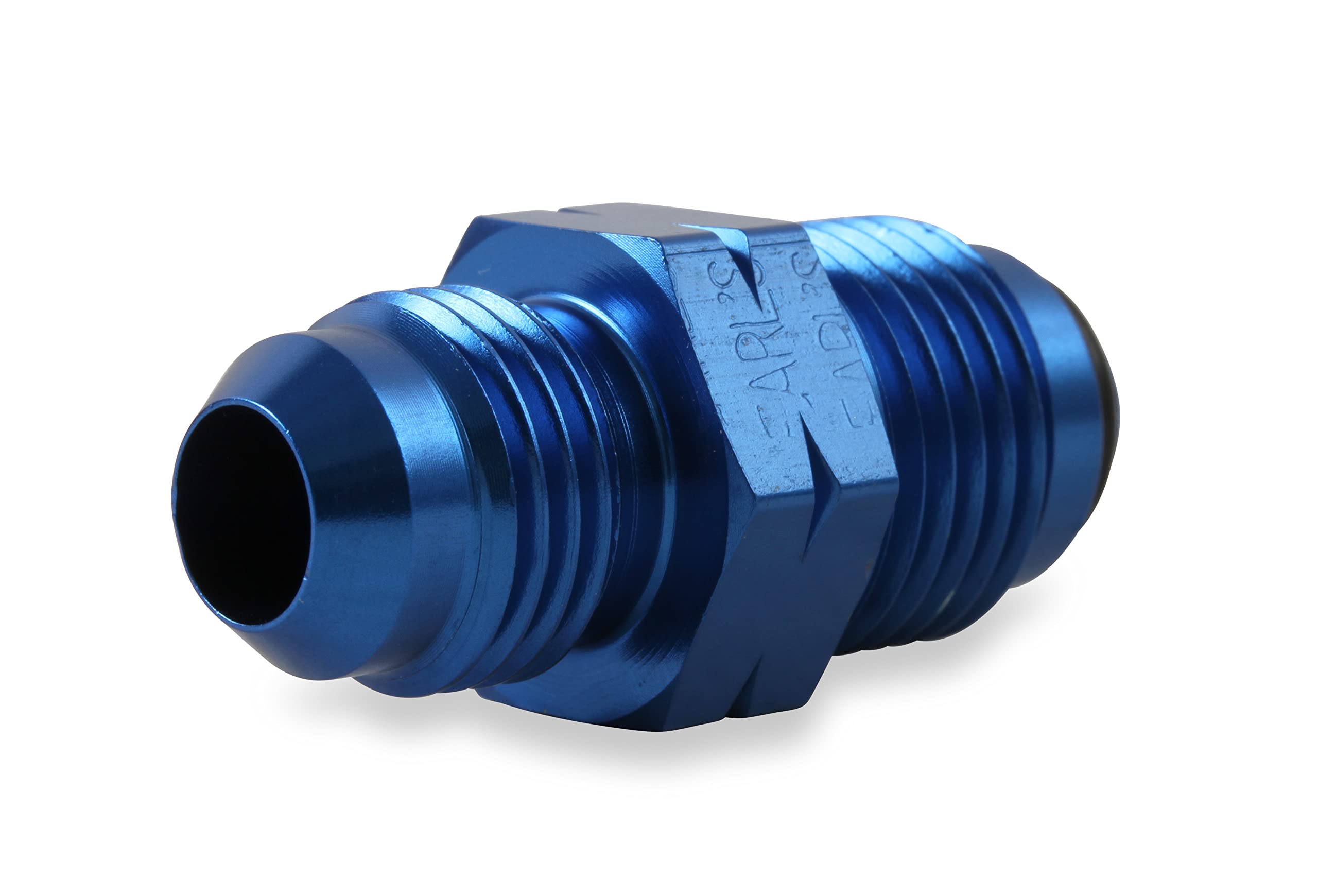 Earl'S - 991955Erl Blue Anodized Aluminum -6An Male To 16Mm By 1.5 Power Steering/ Fuel Injection Adapter Fitting