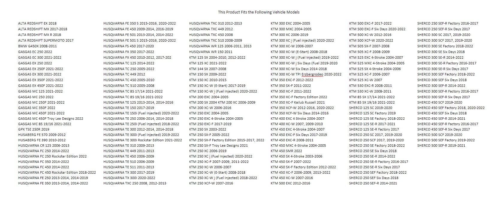 Tusk Brake Pad - Sintered Metal - Ktm 300 Xc-W 2008-2023