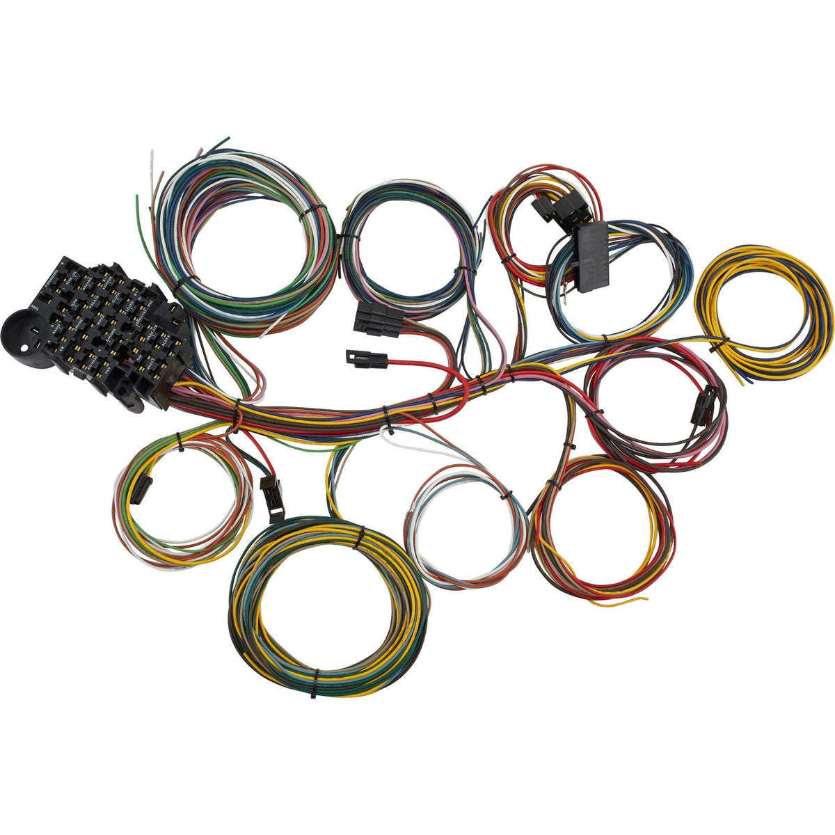 Universal 22-Circuit Automotive Wiring Harness Kit For Gm Tilt Columns - Gxl Insulated Copper Wires, Includes Instructions, Idea